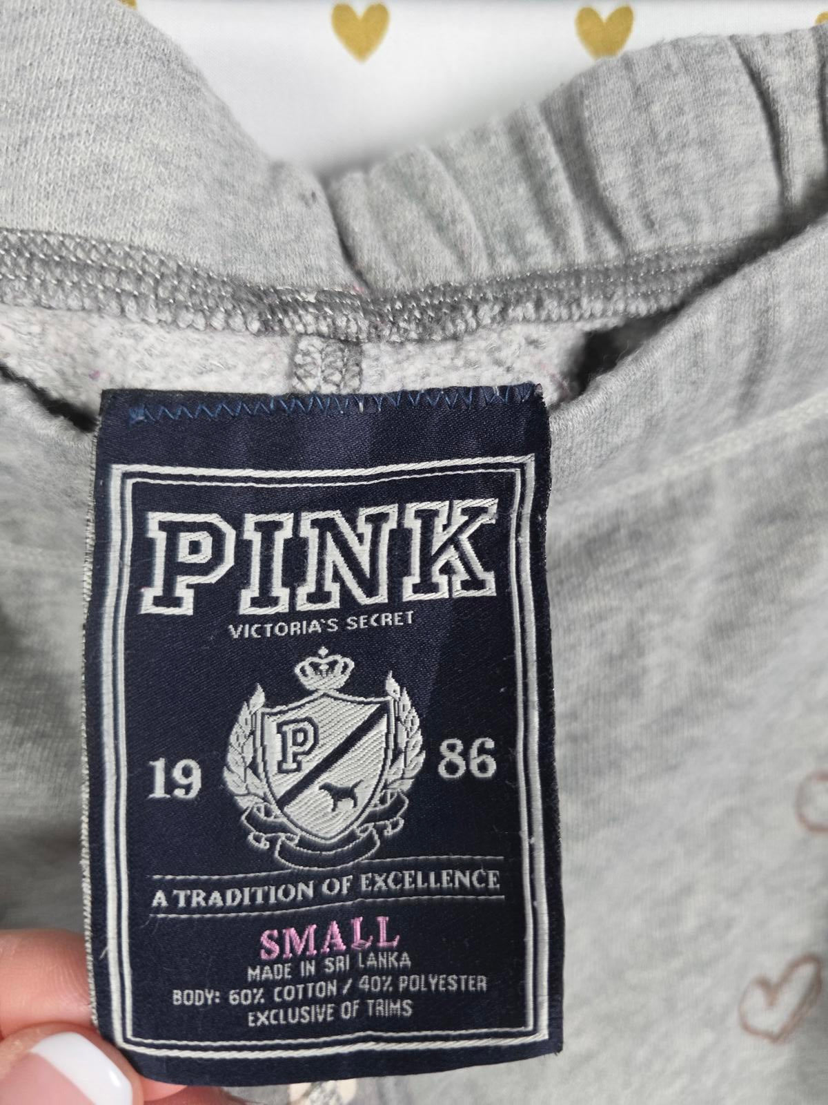 Victorias Secret PINK VINTAGE Logo Butt Sweatpants Y2K Small Grey