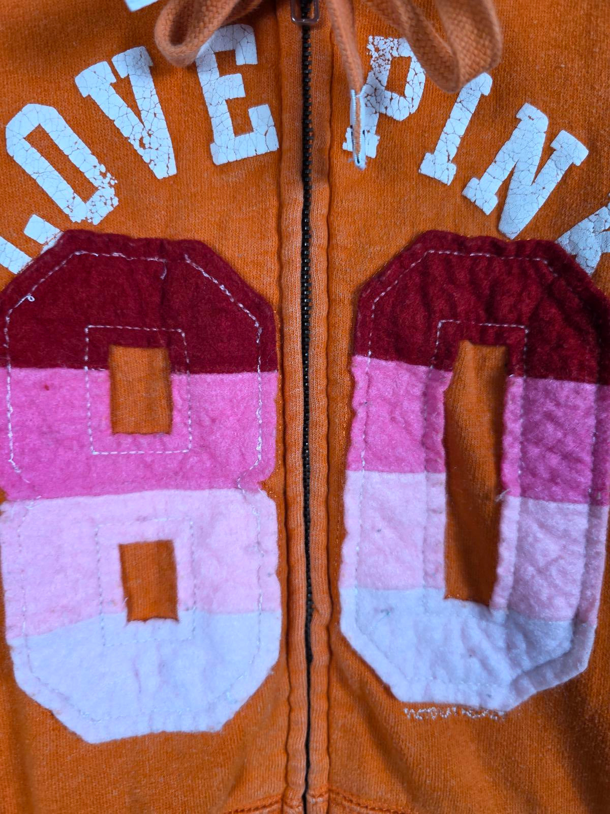 Victorias Secret Pink Vintage Hoodie Joggers SET y2k SMALL Jacket Pants Patches