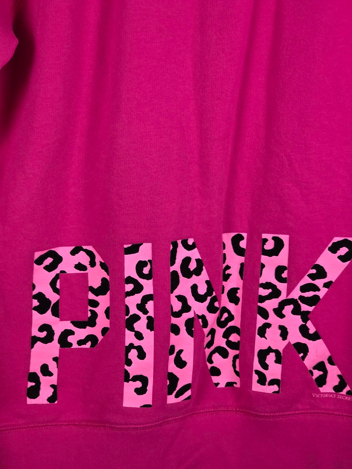 Victorias Secret Pink RARE VINTAGE Cheetah Print SET Sweater Joggers Sweatpants