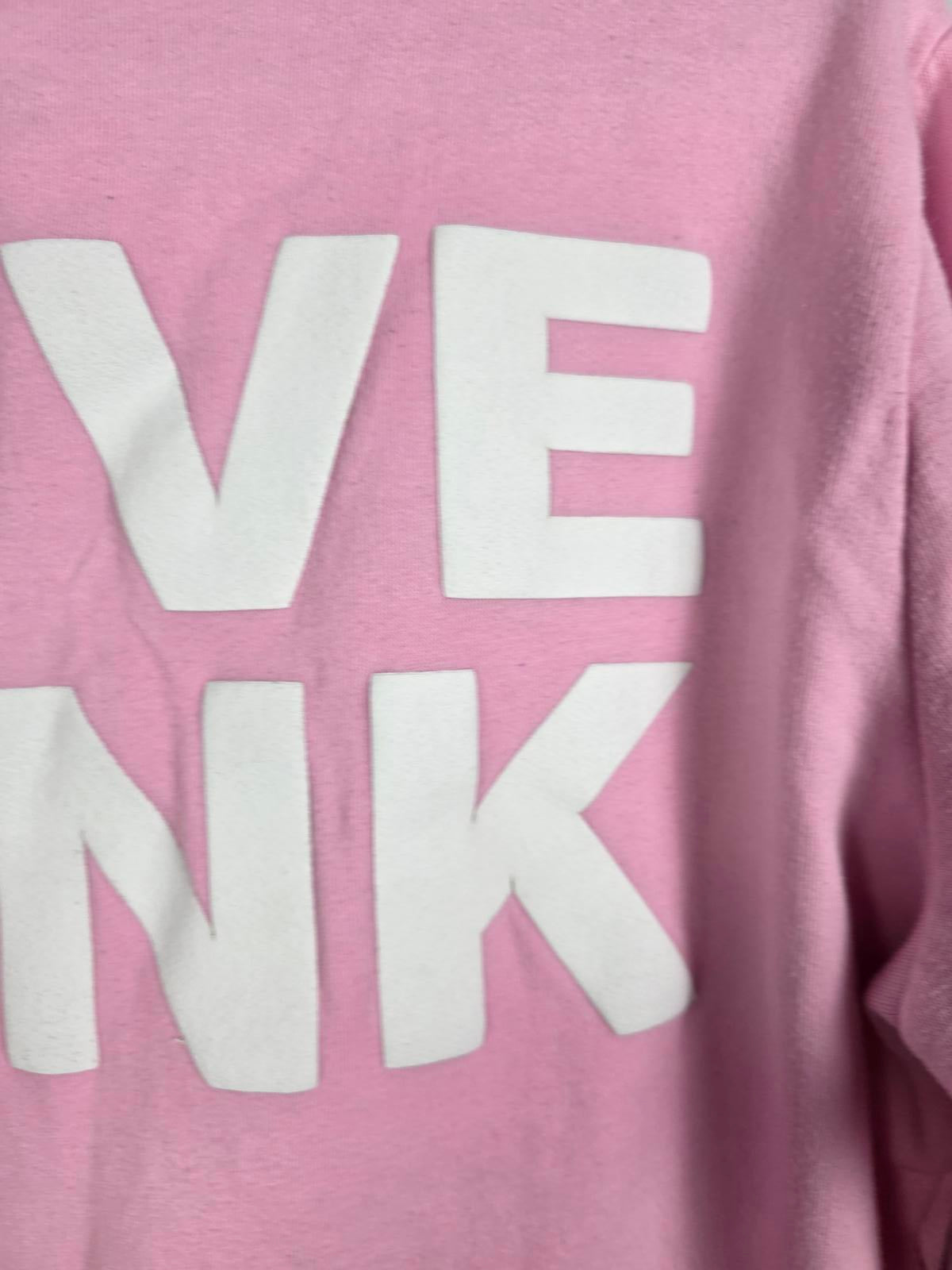 Victorias Secret Pink LOVE Originals CAMPUS Hoodie Pullover Sweater L