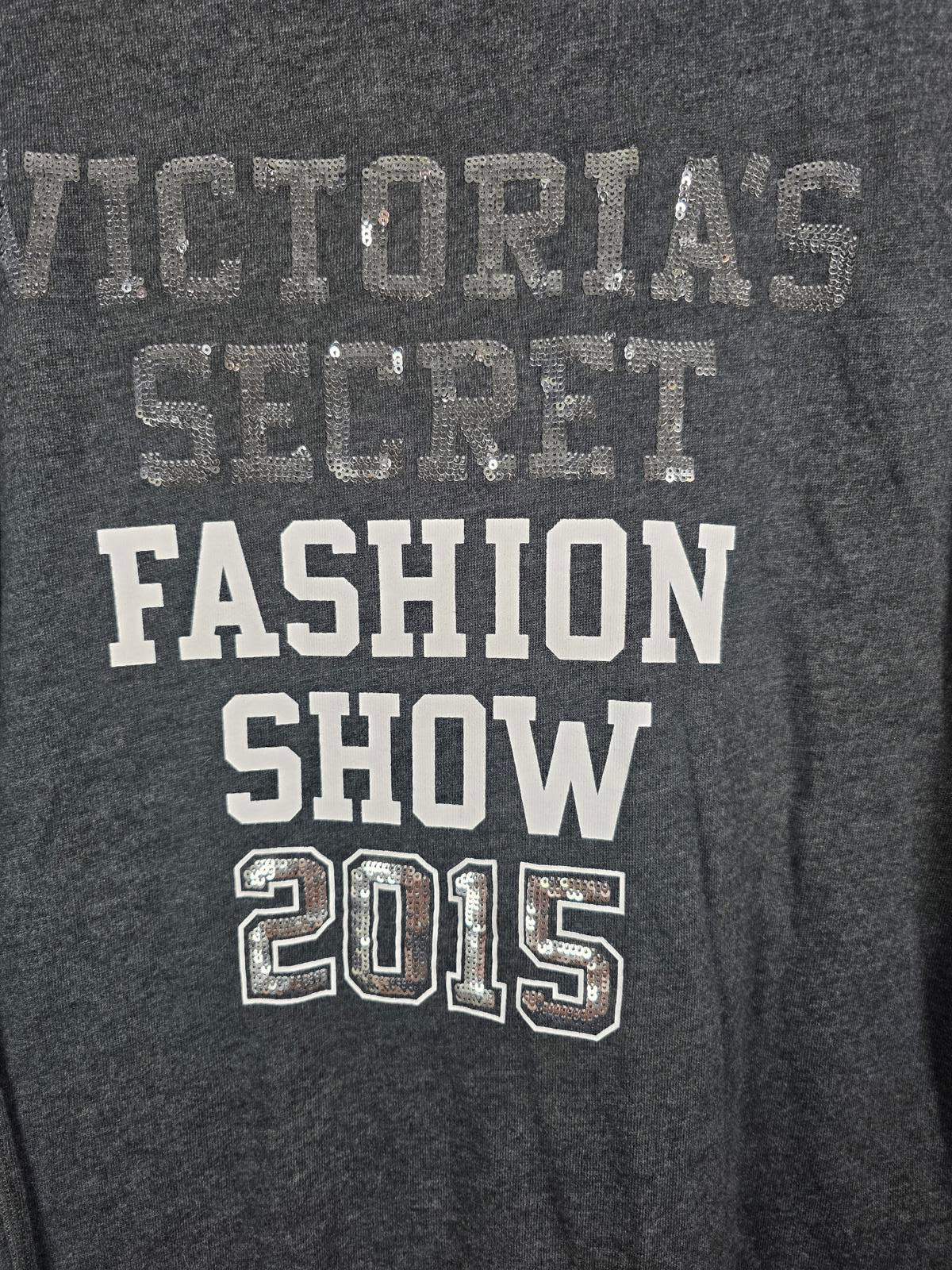 NWT Victoria's Secret 2015 NYC VS Fashion Show Bling Full Zip Hoodie Jacket MED