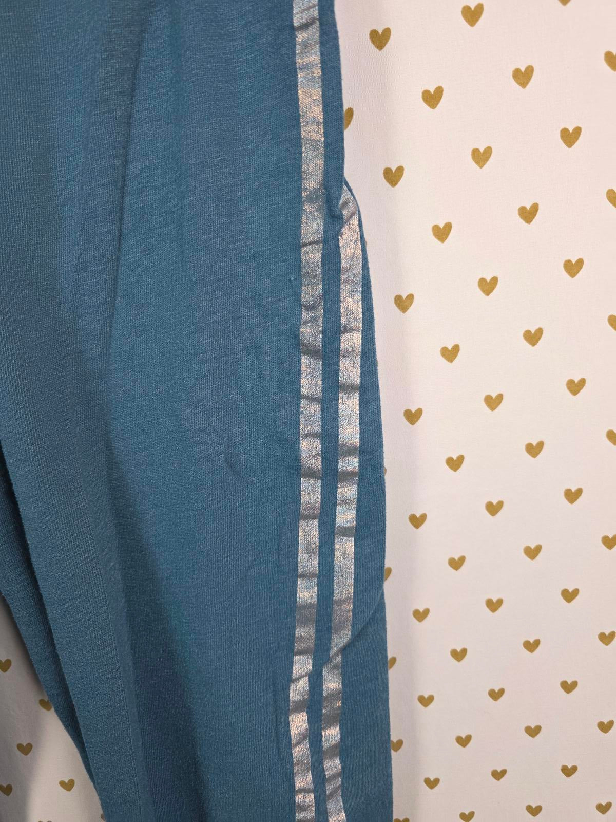 Victorias Secret ANGEL Blue Tapered Capri Joggers sweats sweatpants MEDIUM