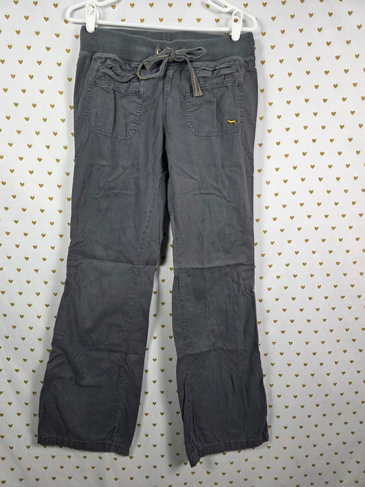 Victorias Secret PINK VINTAGE Y2k Boyfriend Cargo Pants POCKETS  Grey size 6