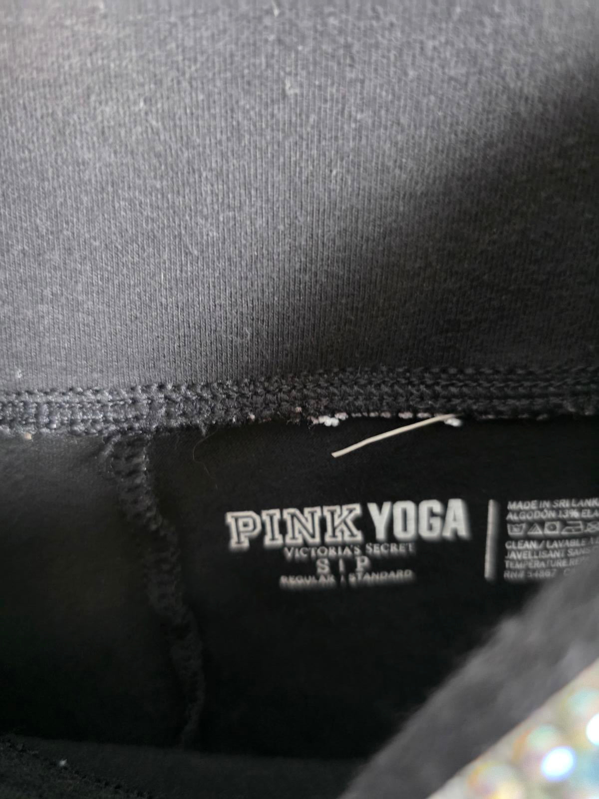 Victorias Secret PINK BLING High Waist Yoga Pants Leggings Studded Small