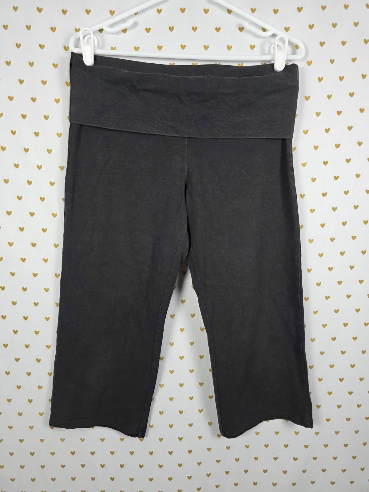 Victorias Secret PINK BLING Rainbow Gradient Vintage Yoga Pants Capri LARGE