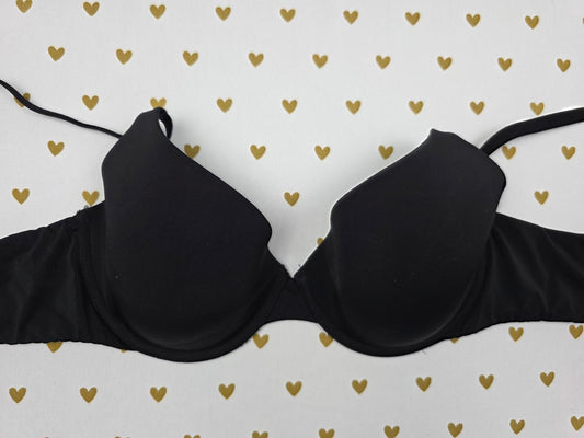 Victorias Secret T Shirt Lightly Lined Black Demi Balconette Bra 34B