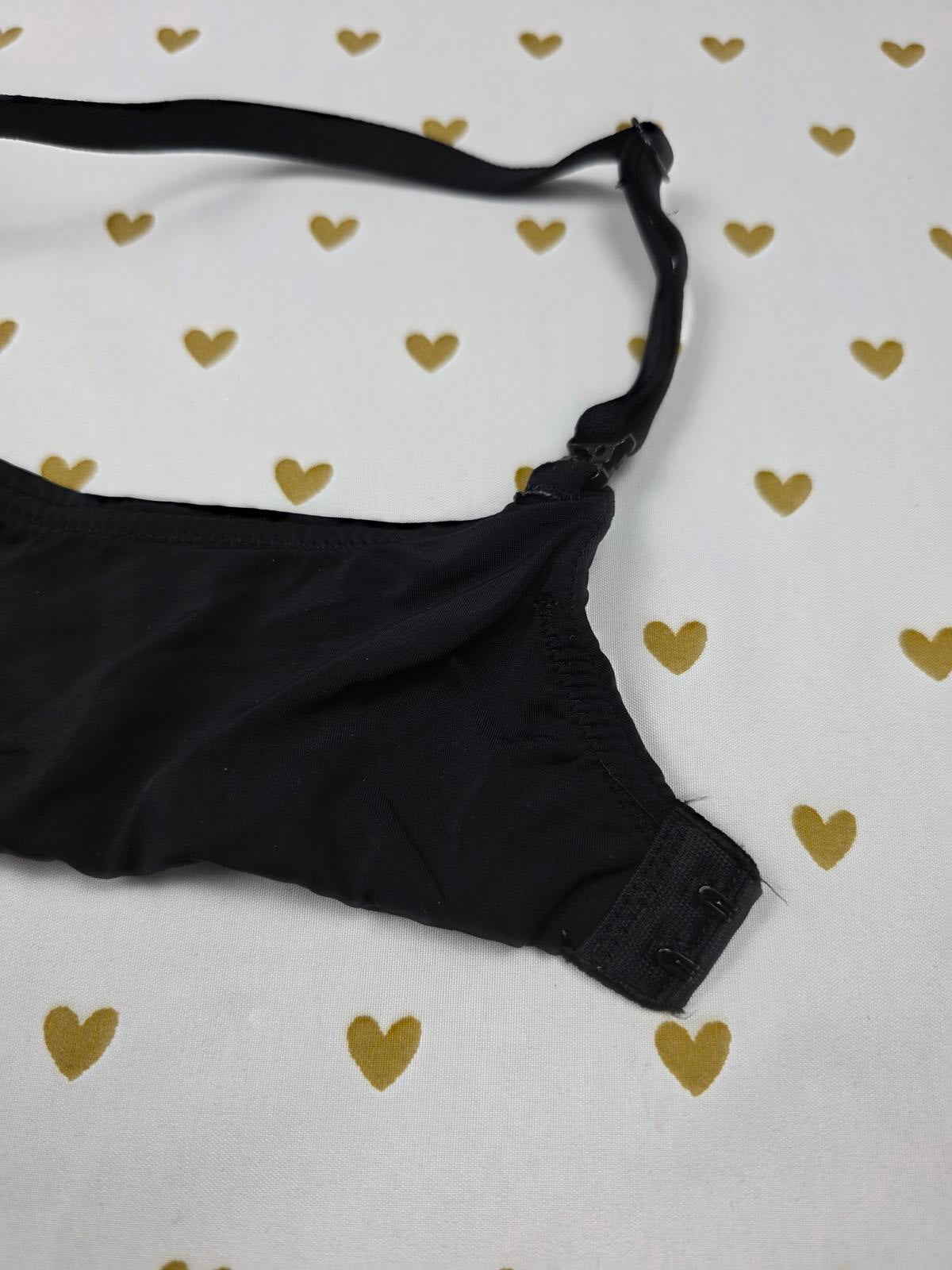 Victorias Secret T Shirt Lightly Lined Black Demi Balconette Bra 34B