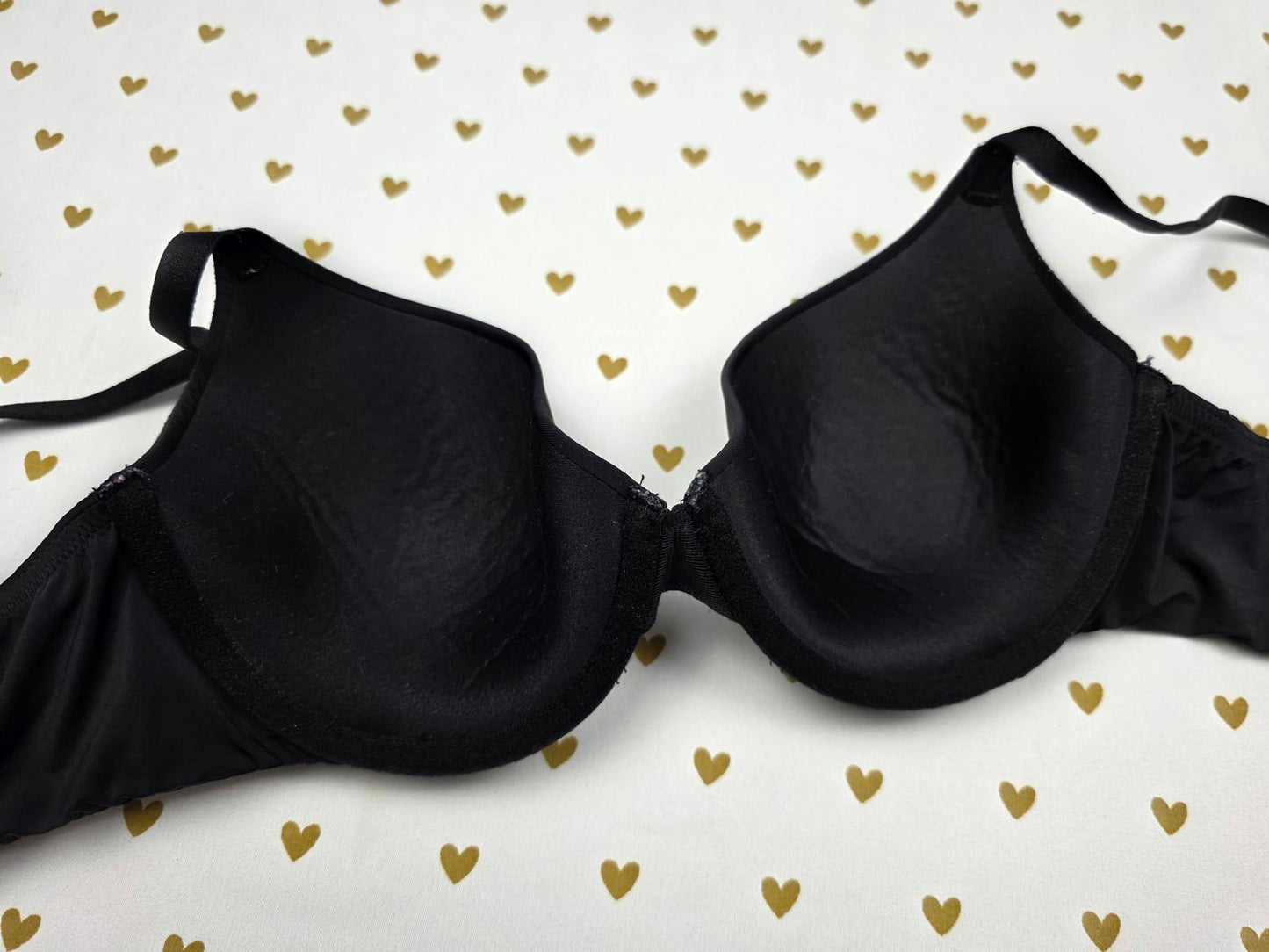 Victorias Secret T Shirt Lightly Lined Black Demi Balconette Bra 34B