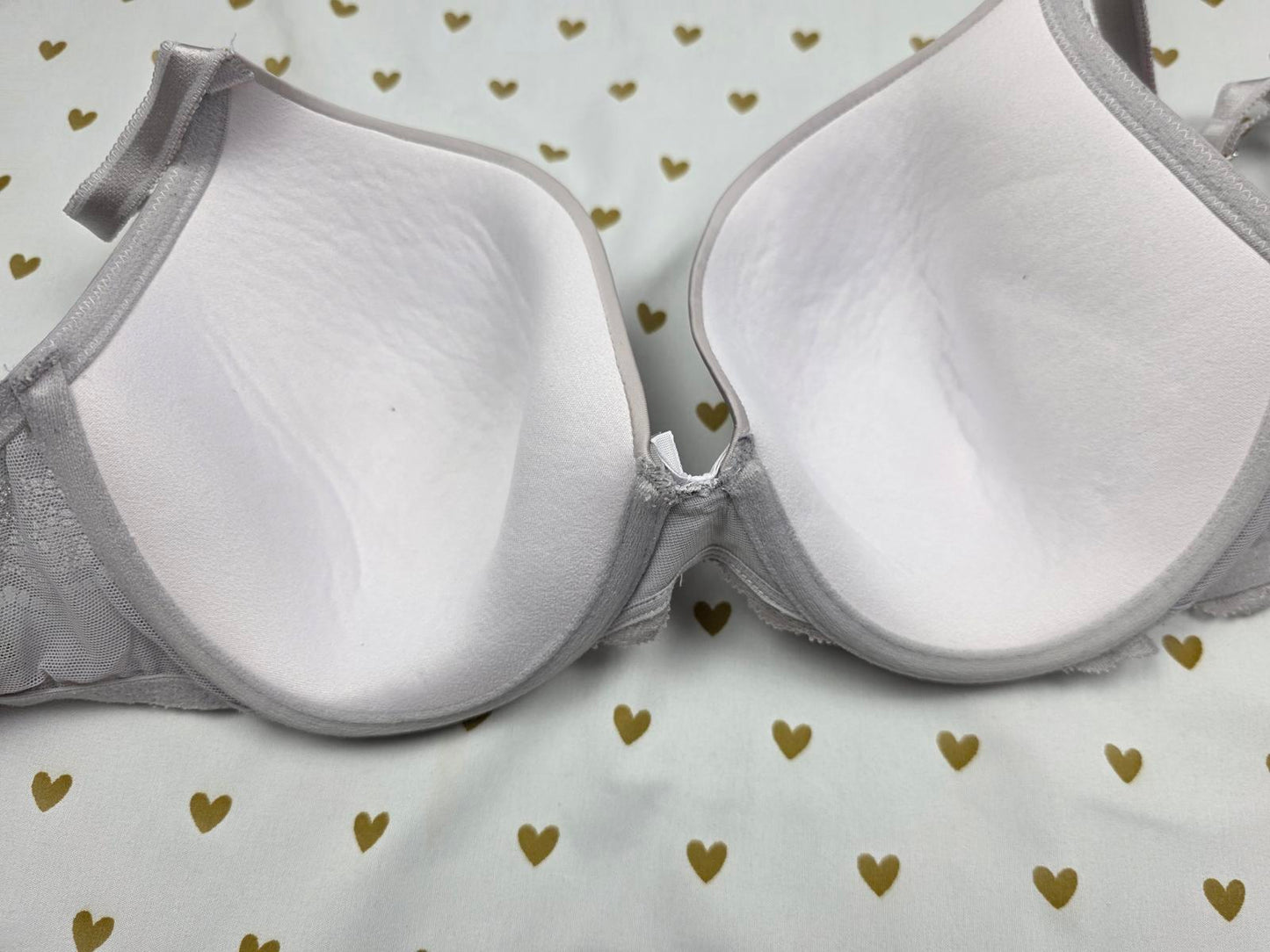Victorias Secret Sexy 34D Perfect Coverage Bra Lace Accent