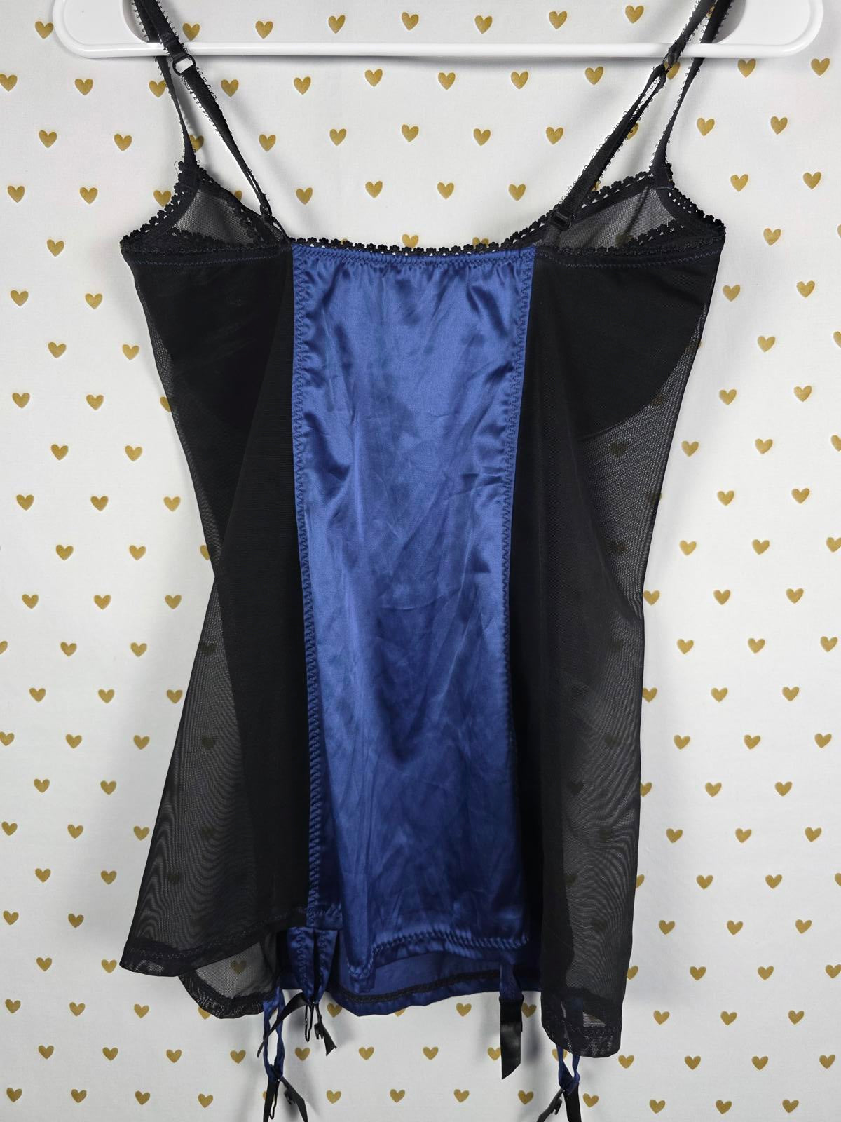 Victorias Secret Sexy Little Things Push Up Corset Bustier Lingerie Garter 36C