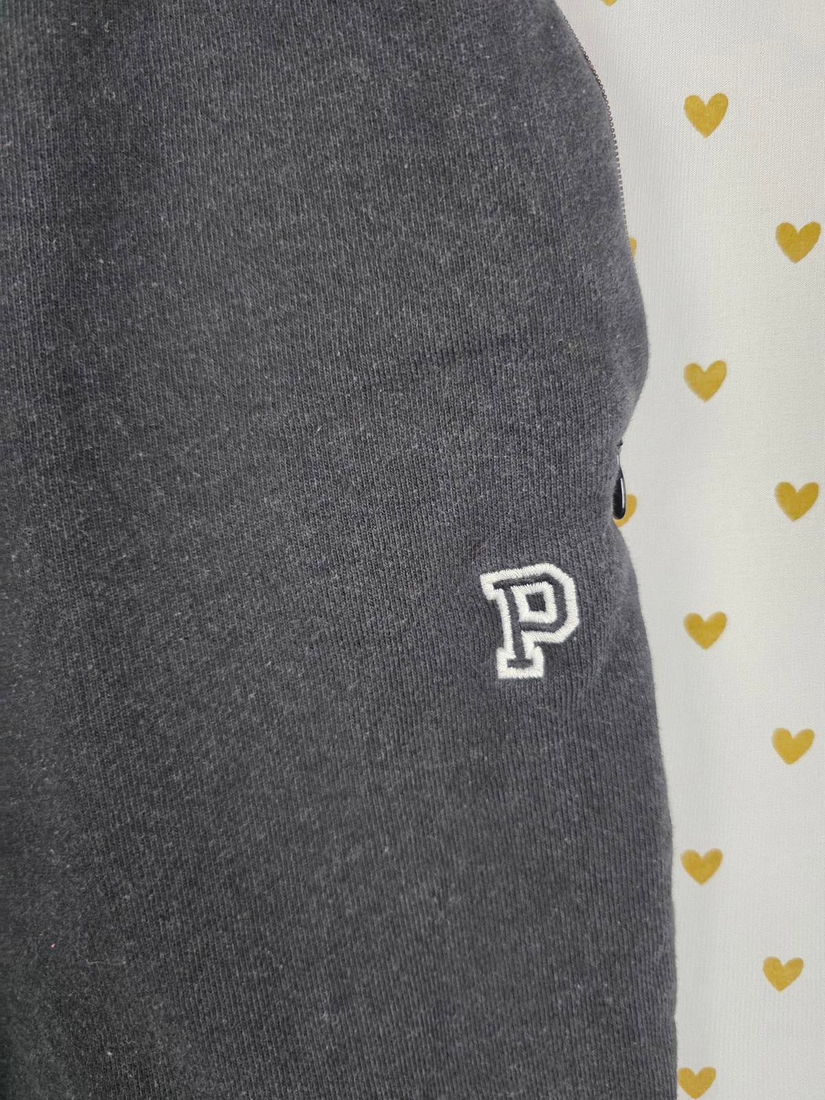 Victorias Secret PINK  Black Tapered Joggers Sweatpants w/ Pockets SMALL