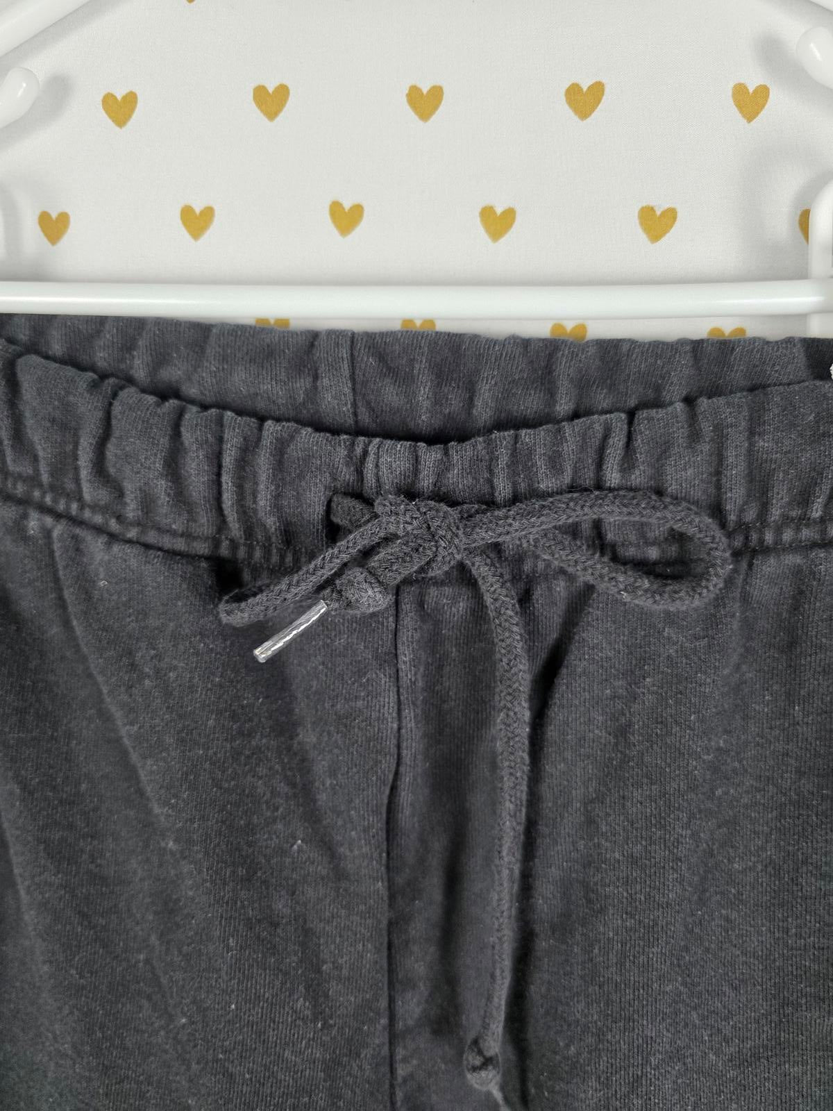 Victorias Secret PINK  Black Tapered Joggers Sweatpants w/ Pockets SMALL