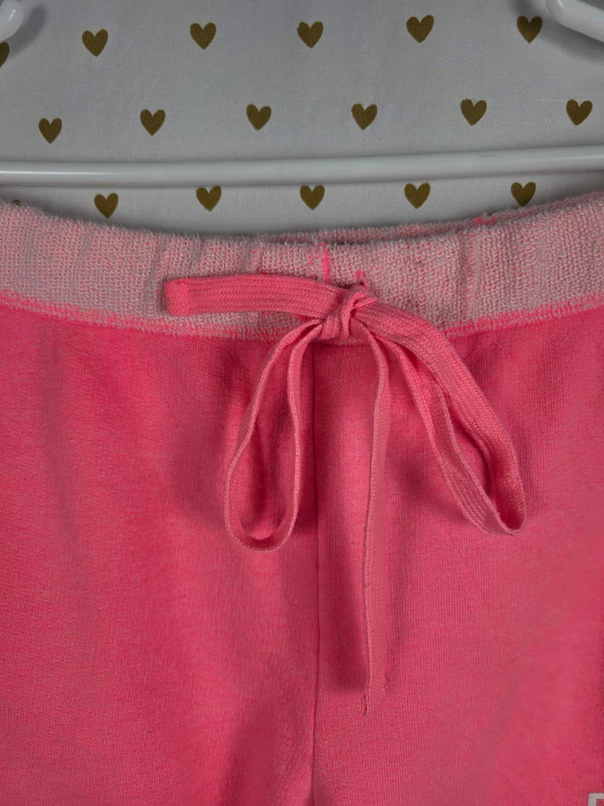 Victorias Secret NEON Hot PINK Joggers Flare Small Sweatpants Sweats