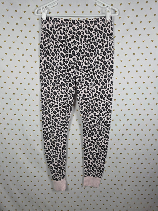 Victorias Secret Leopard CHEETAH Pink Sleep Pants Pajama Bottoms Medium