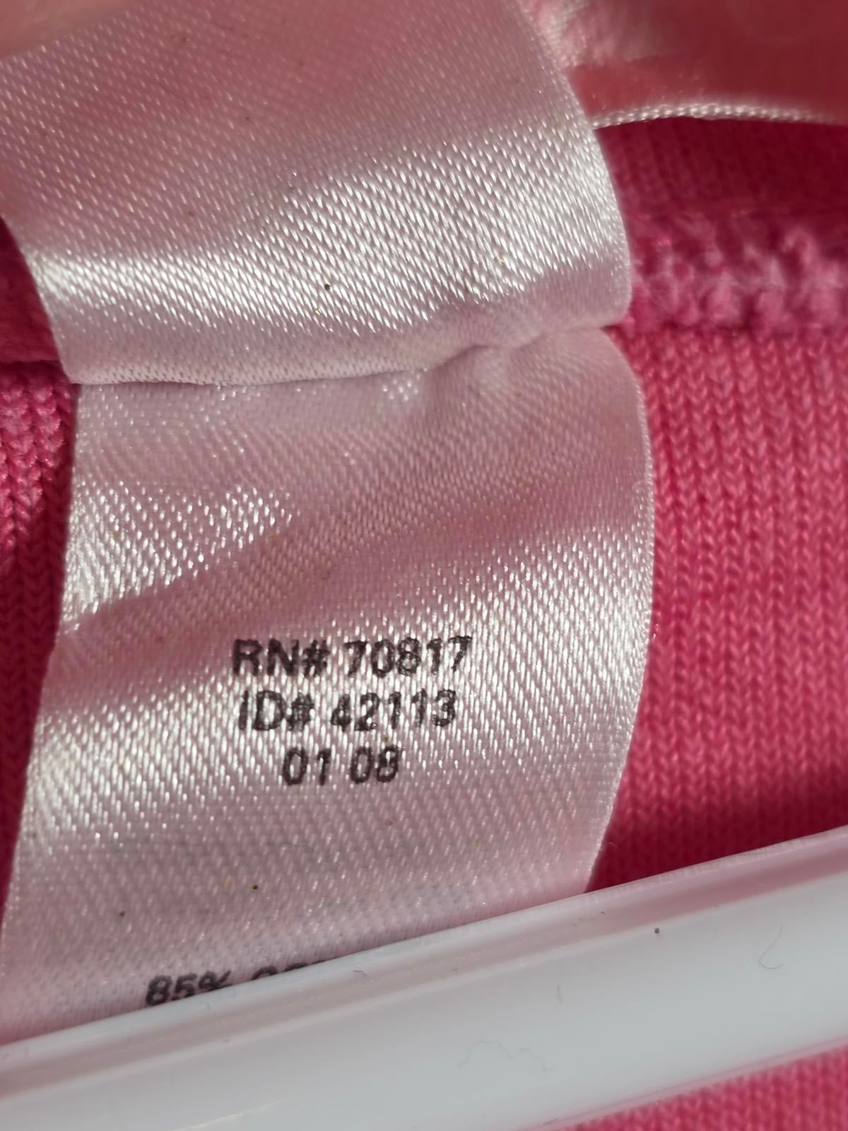 Victorias Secret PINK VINTAGE Y2k LOVE Terry Cloth ROBE Full ZIp DRESS Hooded SM