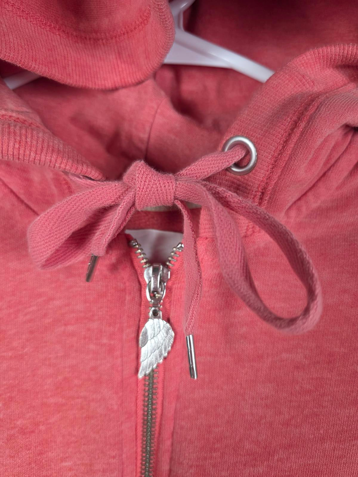 Victorias Secret BLING WINGS LOVE Hoodie Jacket SMALL SUPERMODEL ESSENTIALS SM
