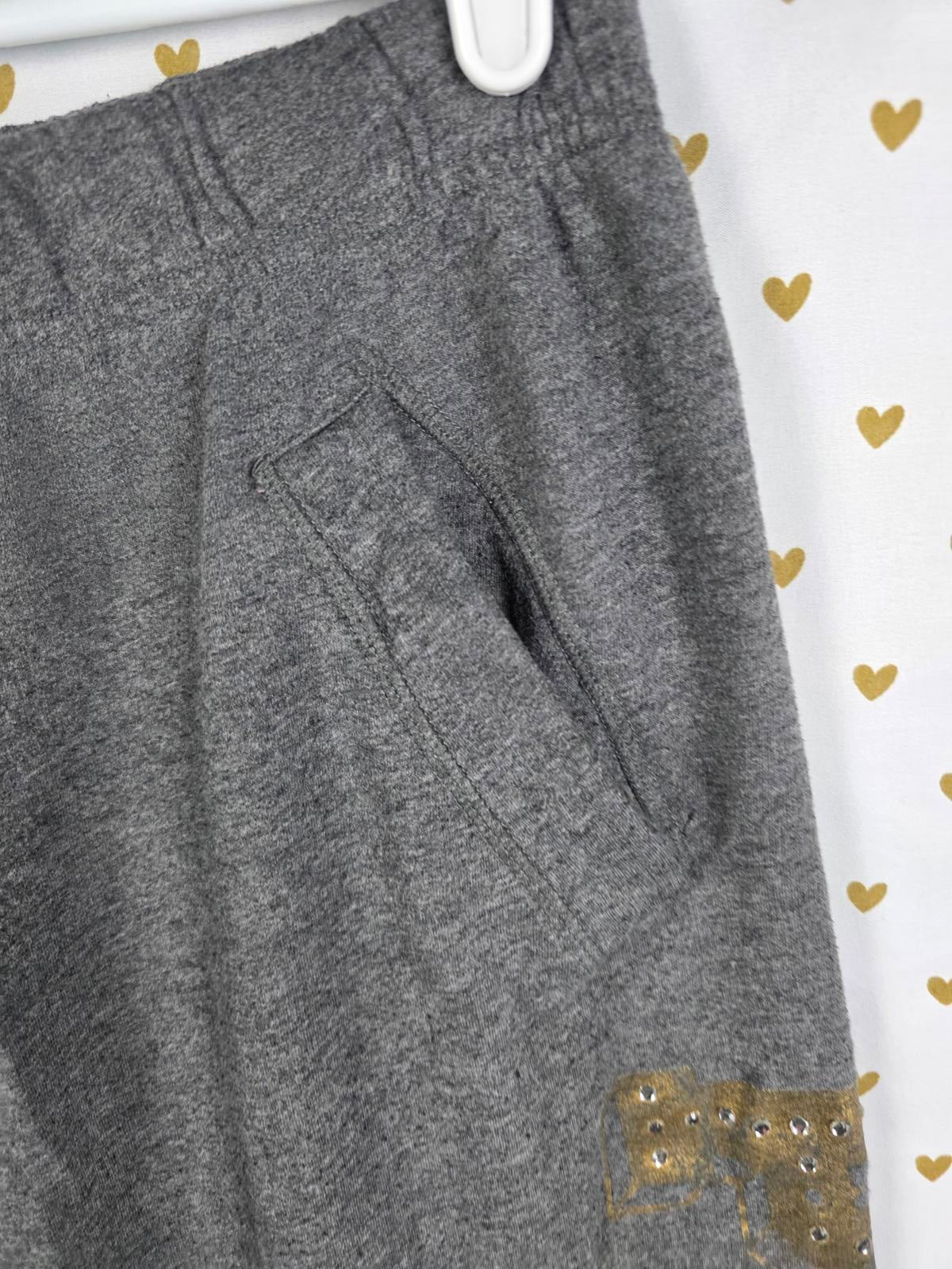 Victorias Secret PINK VINTAGE GOLD BLING UNIVERSITY Sweats Diaper Butt Boyfriend