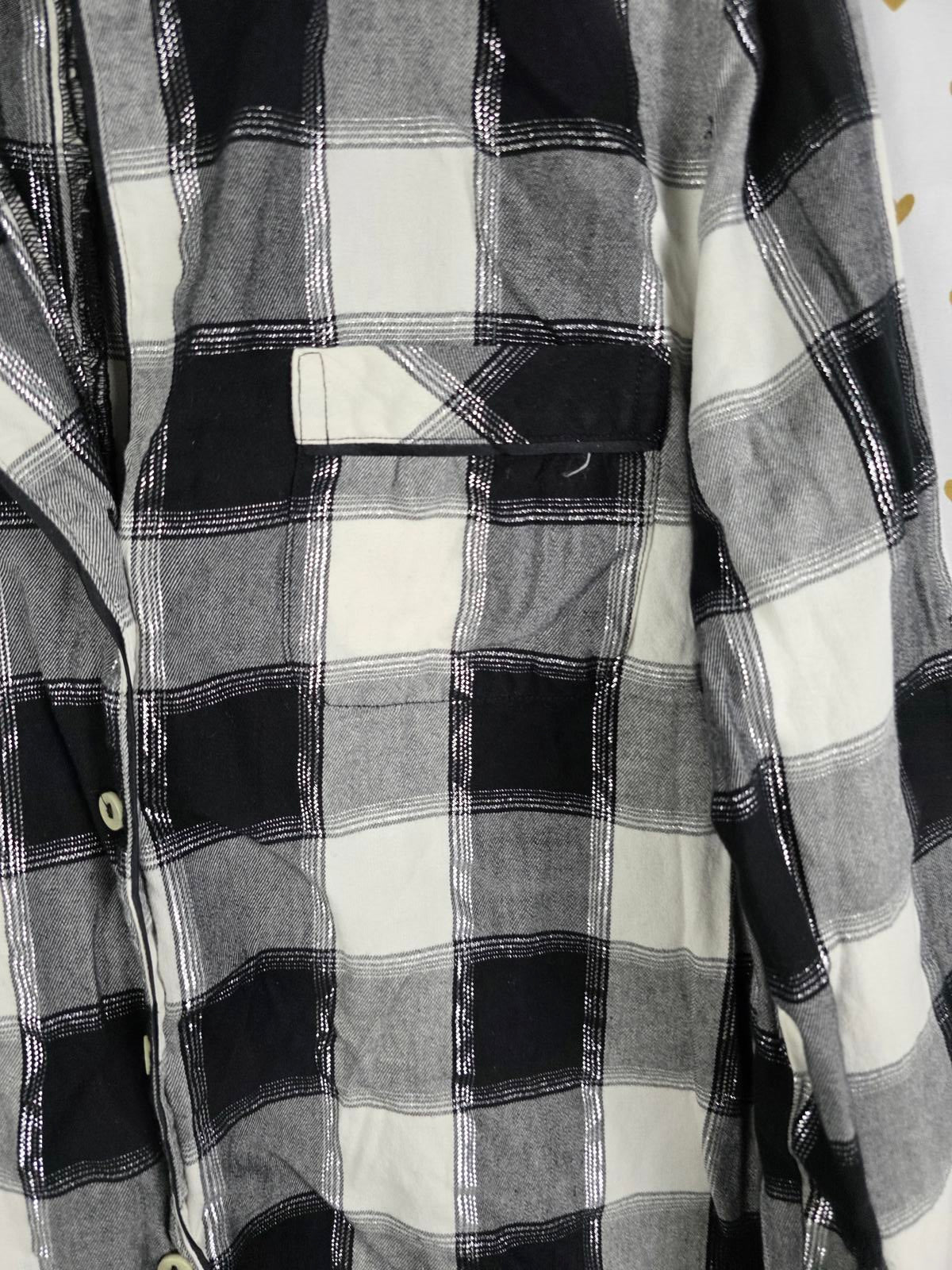 Victorias Secret PLAID Check SLEEP Pajama ROMPER Button Down Shorts OUTFIT MED