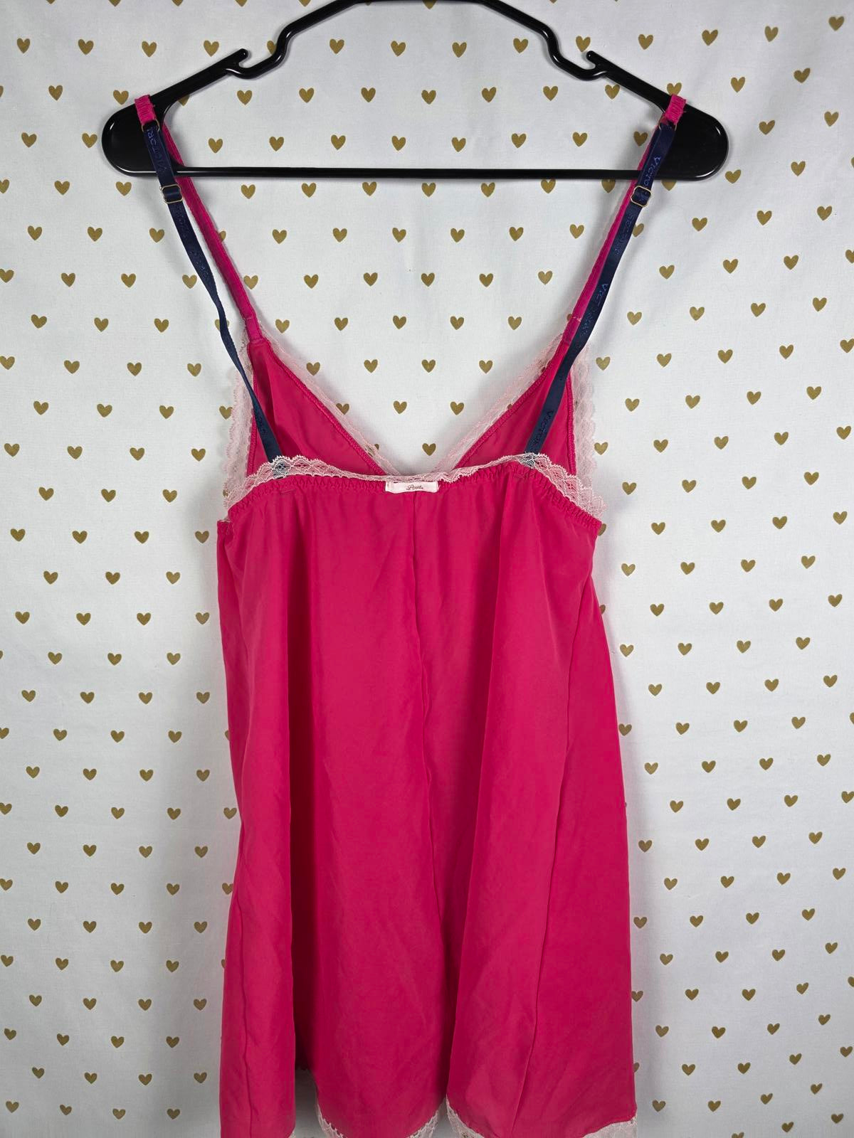 Victorias Secret POUT Vintage Medium Babydoll Nightie Lingerie Red slip Dress