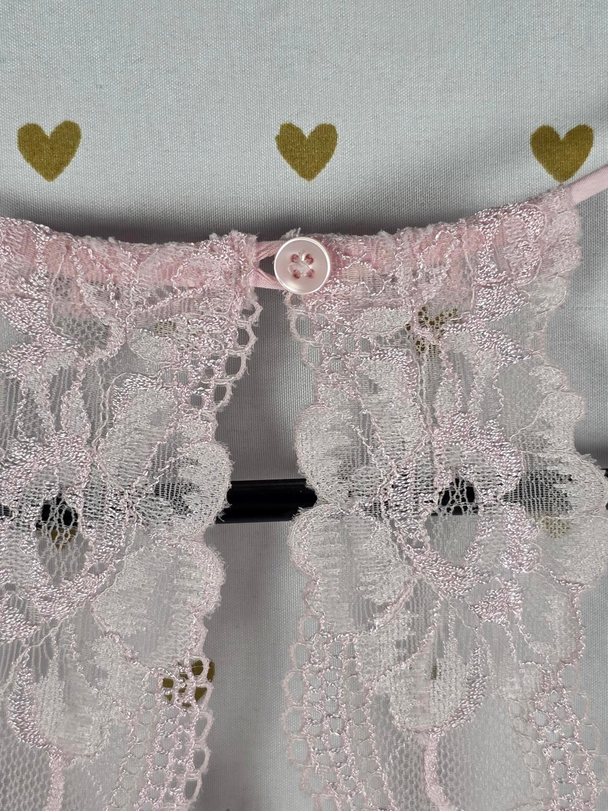 Victorias Secret Sexy Pink Satin Slip Dress Lace Accent MEDIUM Flowy Nightie