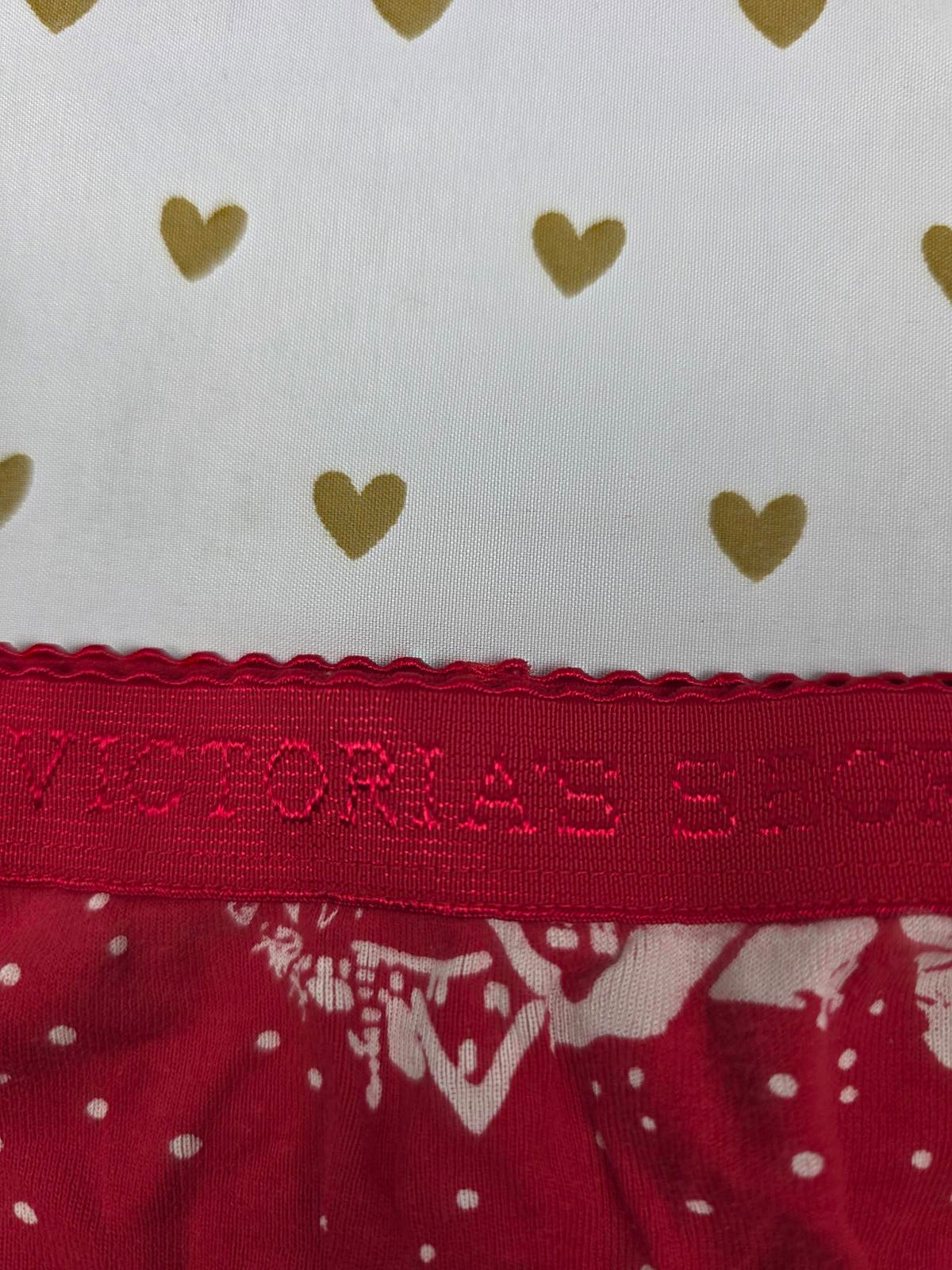 Victorias Secret VINTAGE Y2k Cotton Red high Leg Brief Panties MEDIUM