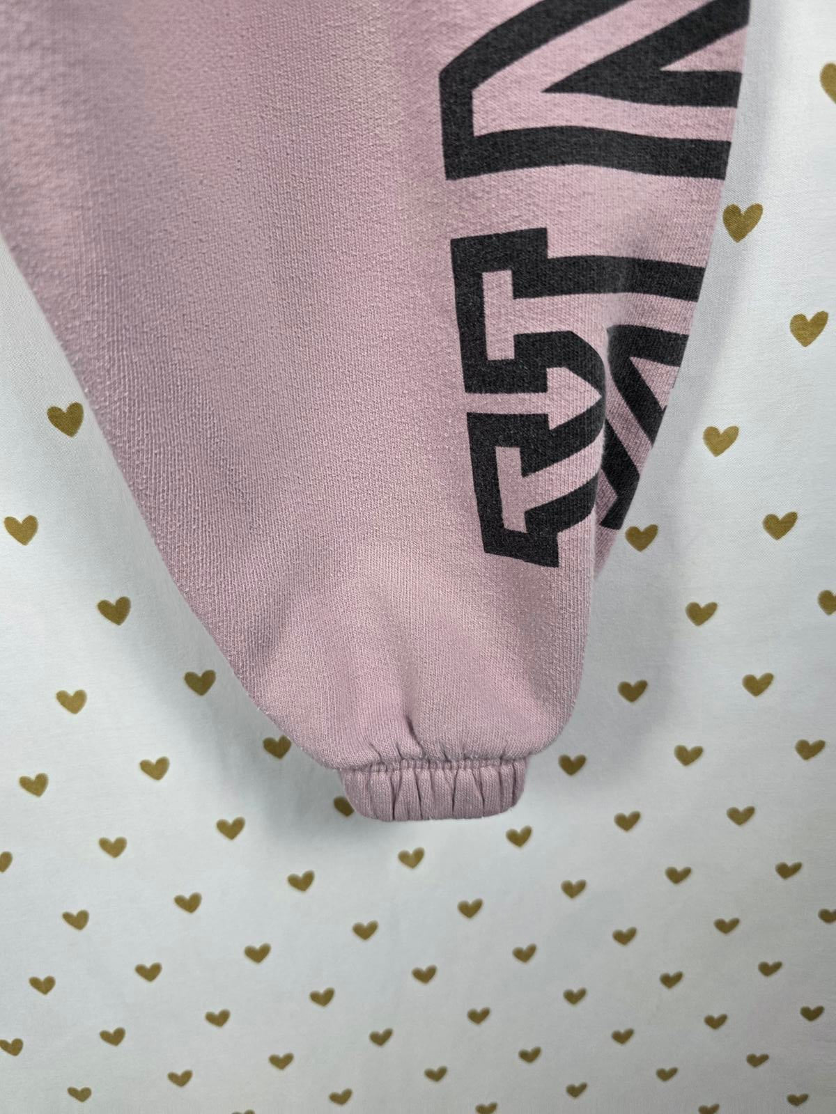 Victorias Secret PINK rose blush Joggers Sweats sweatpants Tapered Small