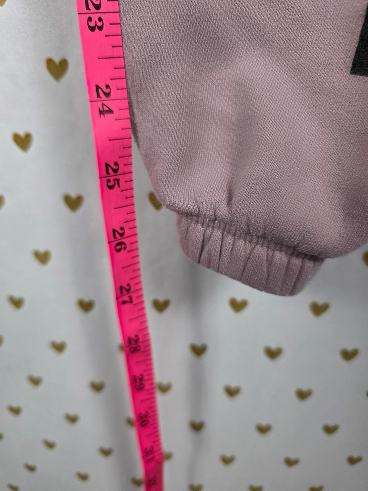 Victorias Secret PINK rose blush Joggers Sweats sweatpants Tapered Small