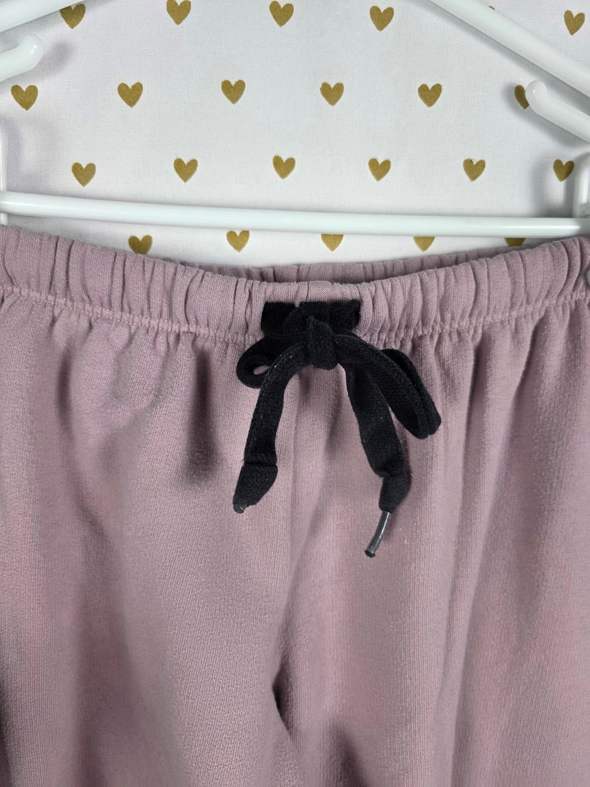 Victorias Secret PINK rose blush Joggers Sweats sweatpants Tapered Small