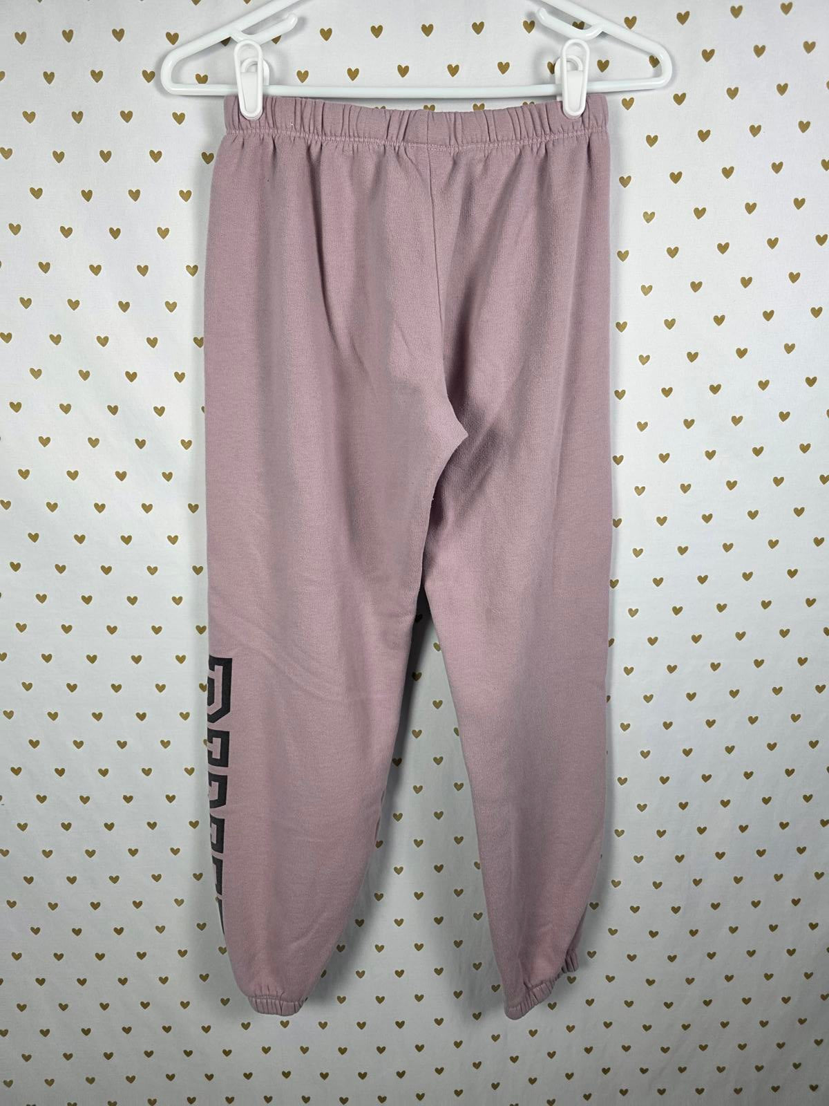 Victorias Secret PINK rose blush Joggers Sweats sweatpants Tapered Small