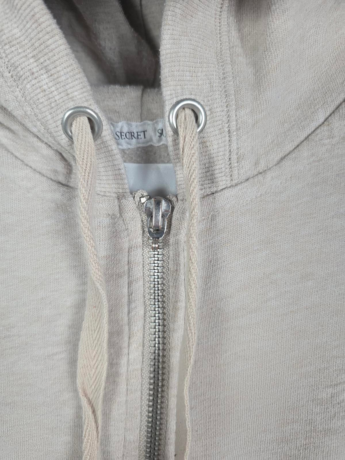 Victorias Secret Bling Logo Full Zip Hoodie Jacket SUPERMODEL ESSENTIALS Large