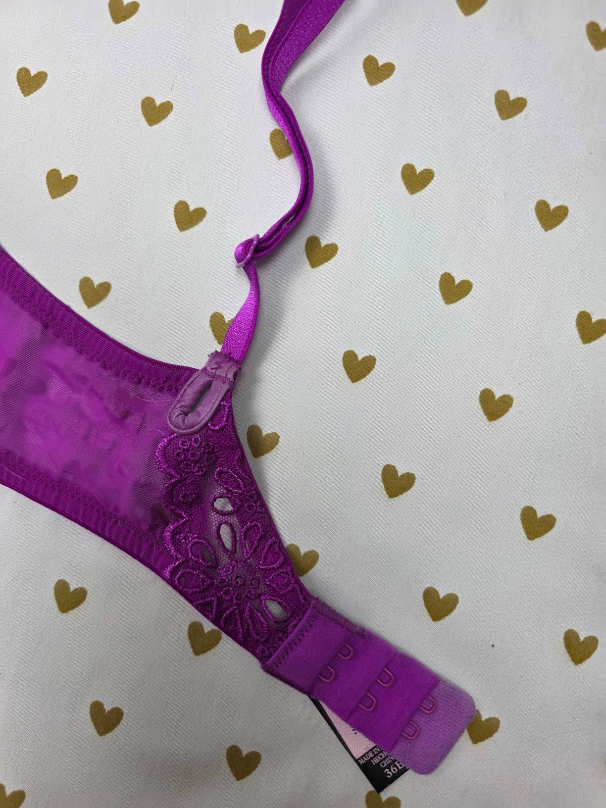 Victorias Secret Purple SEXY LITTLE THINGS 36B Push Up Bra
