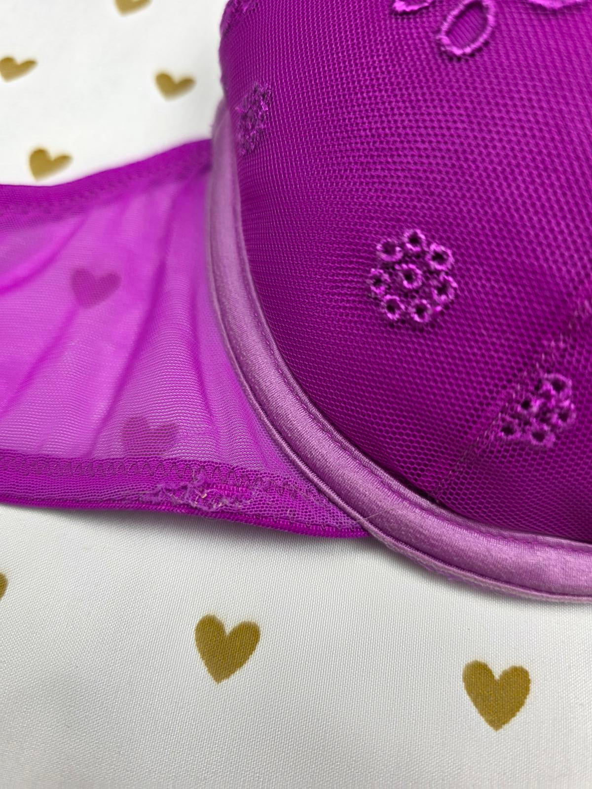 Victorias Secret Purple SEXY LITTLE THINGS 36B Push Up Bra