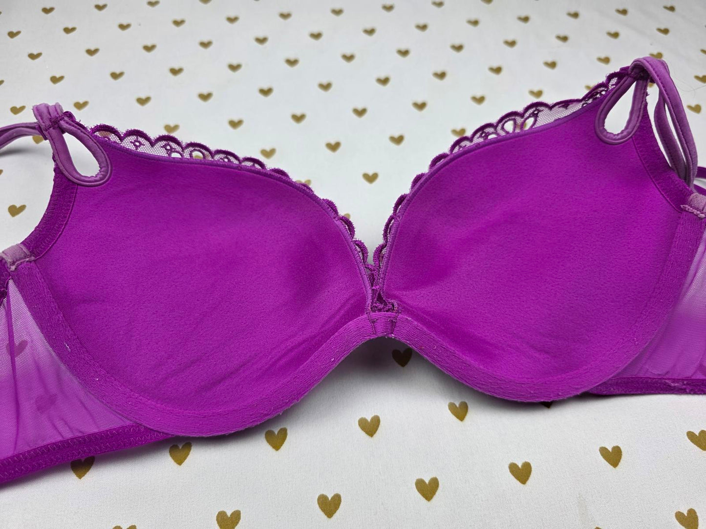 Victorias Secret Purple SEXY LITTLE THINGS 36B Push Up Bra