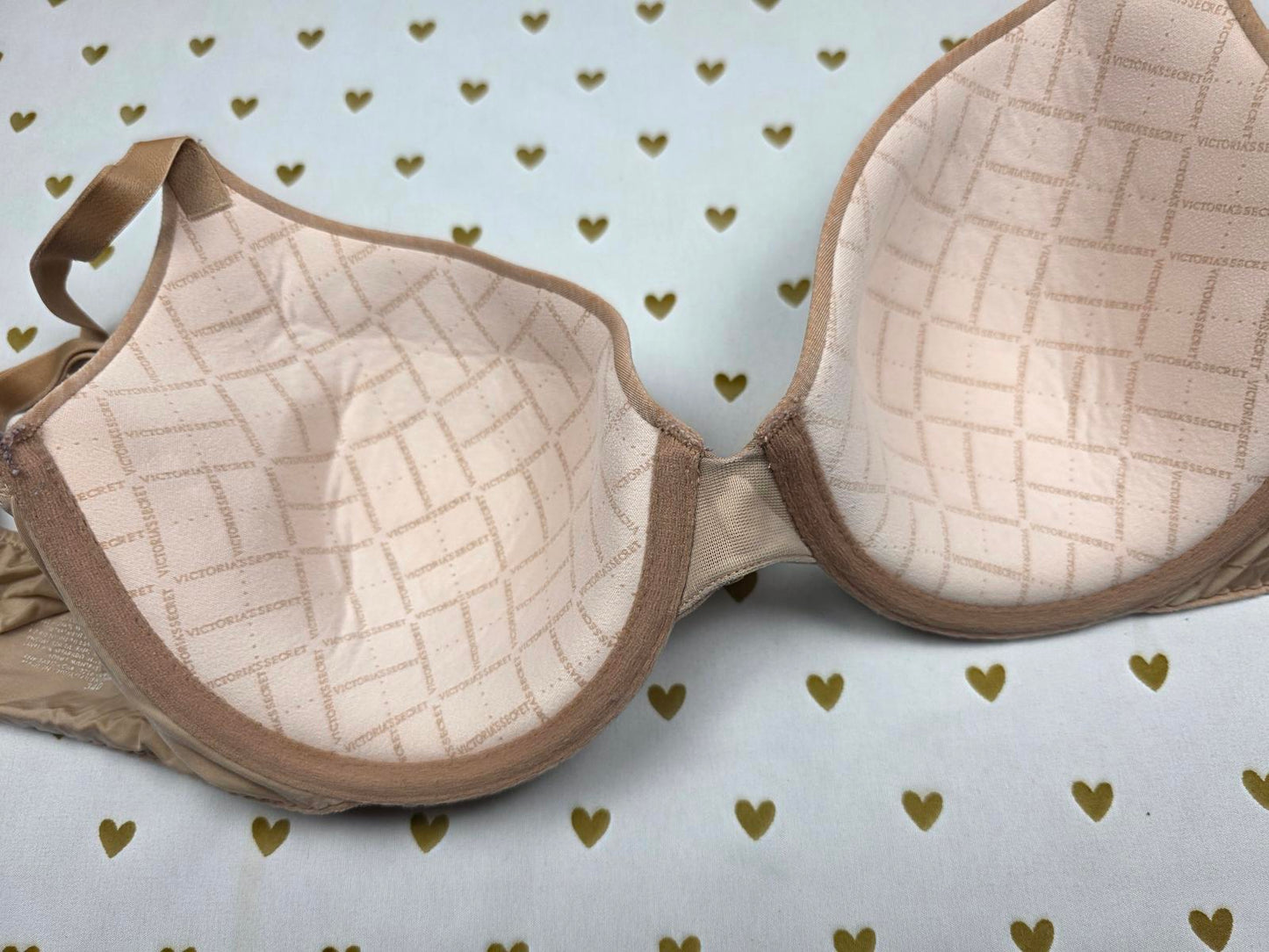 Victorias Secret Brown Uplift Semi Demi Bra 34D