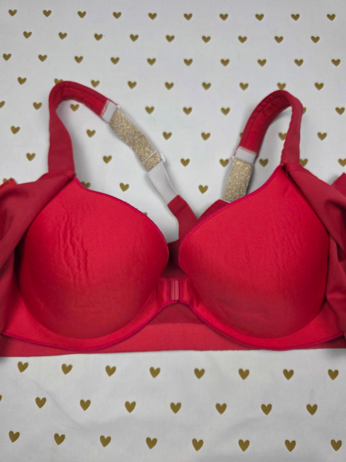 Victorias Secret RED Incredible Knockout Ultra Max Bra 36C Sports Tank