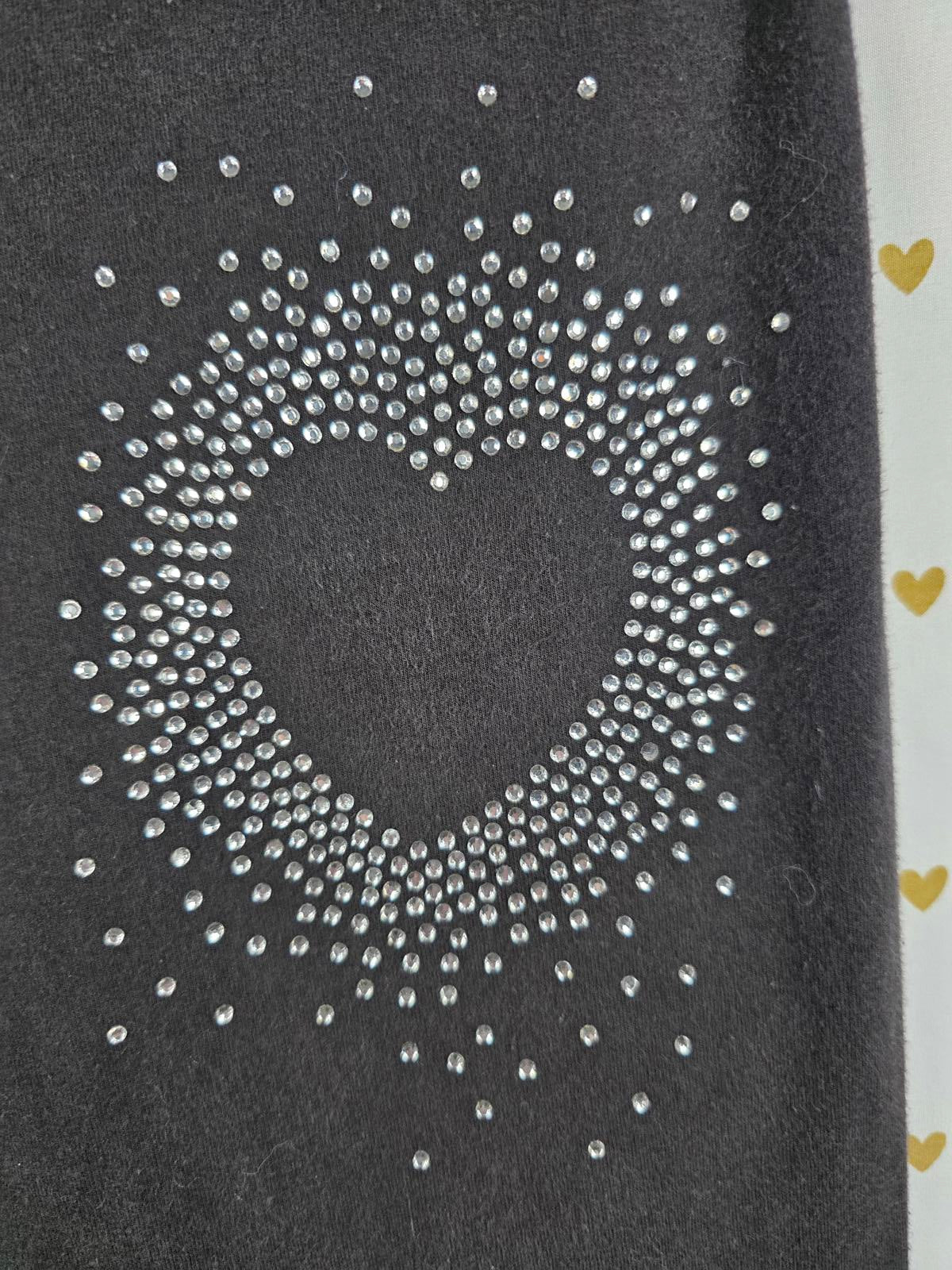 Victorias Secret PINK RARE Vintage Y2k FOLDOVER Yoga Pants BLING large FLARE