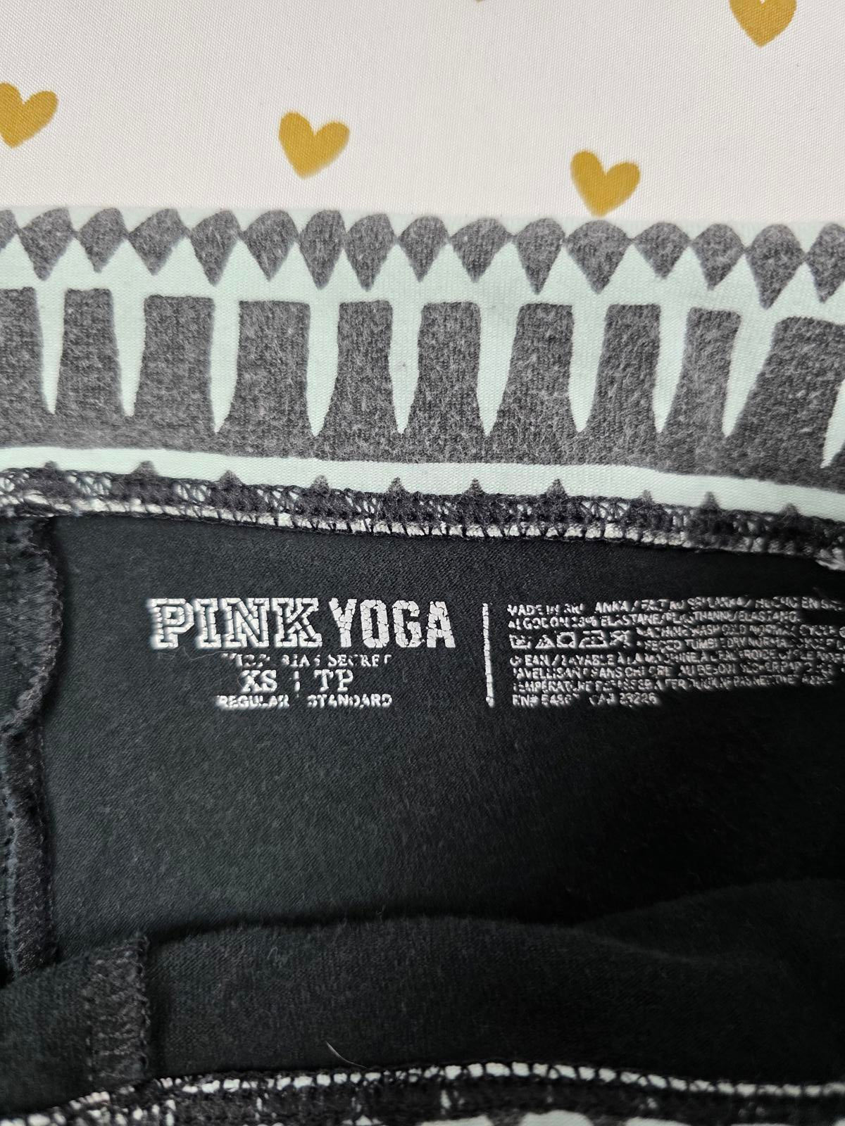 Victorias Secret PINK Bling Aztec FOLDOVER Yoga SHORTS Y2k XS Vintage