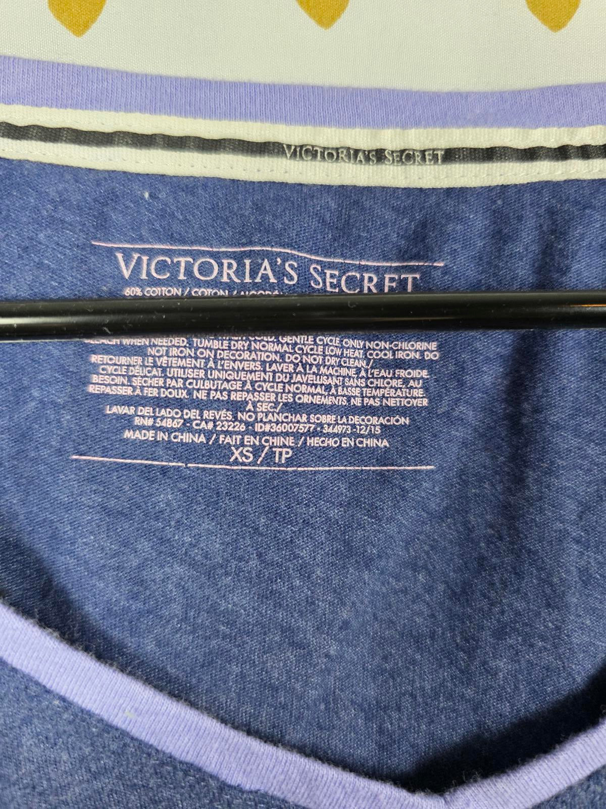 Victorias Secret YOU'RE ON MY TO DO LIST Nightgown Pajama PJ Sleep Dress XS