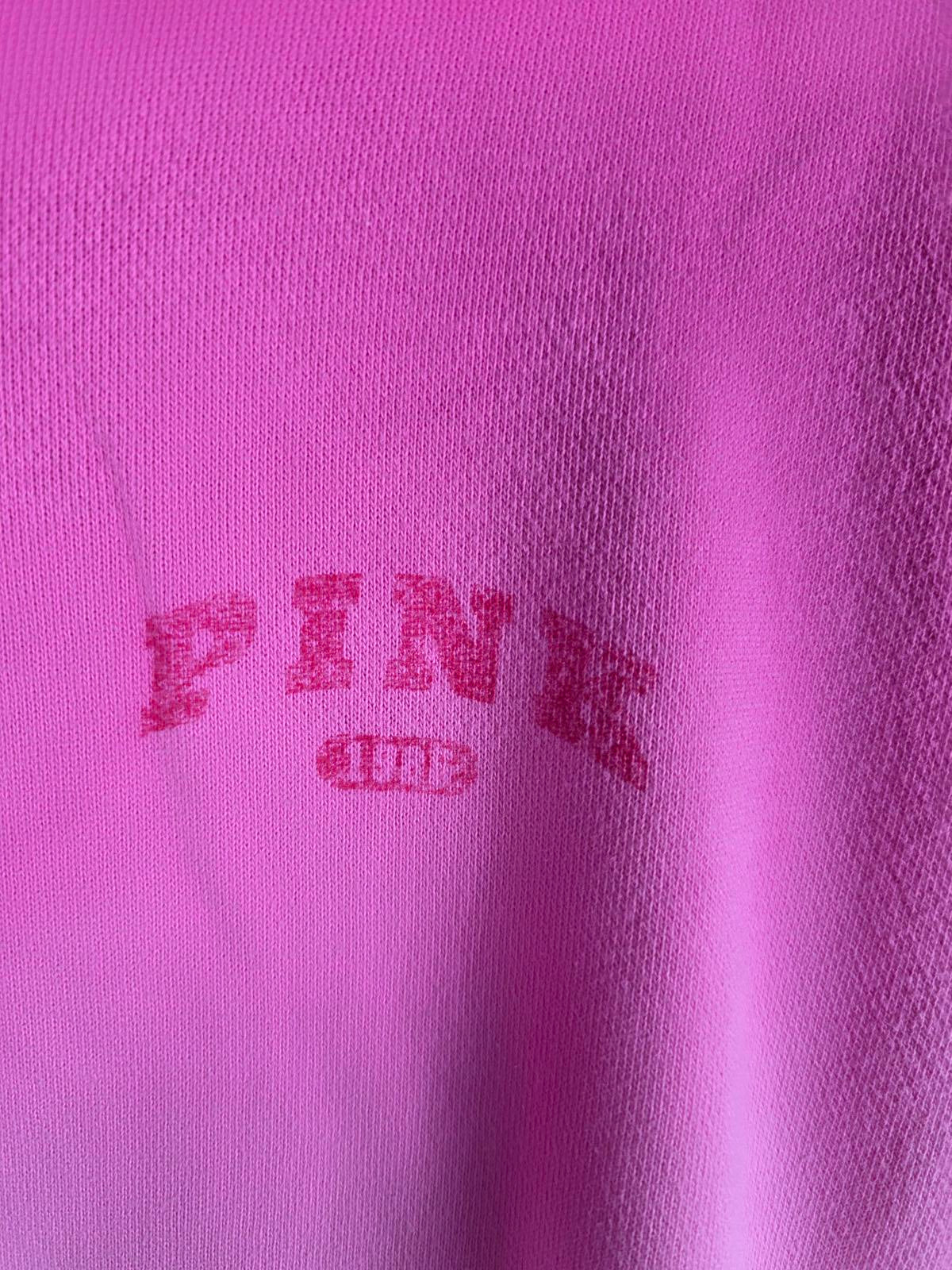 Victorias Secret Pink Gradient Quarter Zip Sweater Shirt SMALL