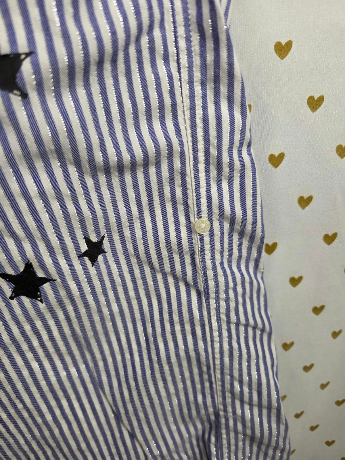 Victorias Secret VINTAGE Y2k Striped Sleep Pajama Pants Blue XS PJ