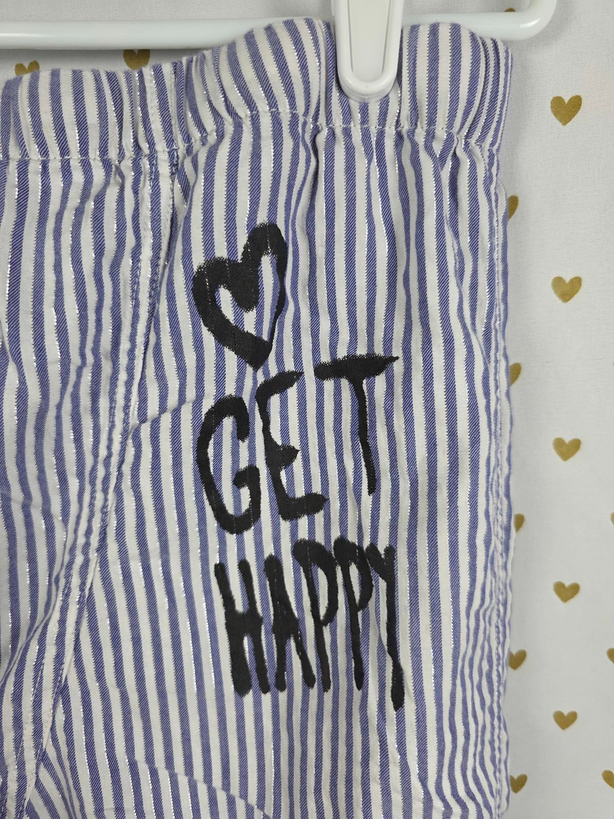 Victorias Secret VINTAGE Y2k Striped Sleep Pajama Pants Blue XS PJ