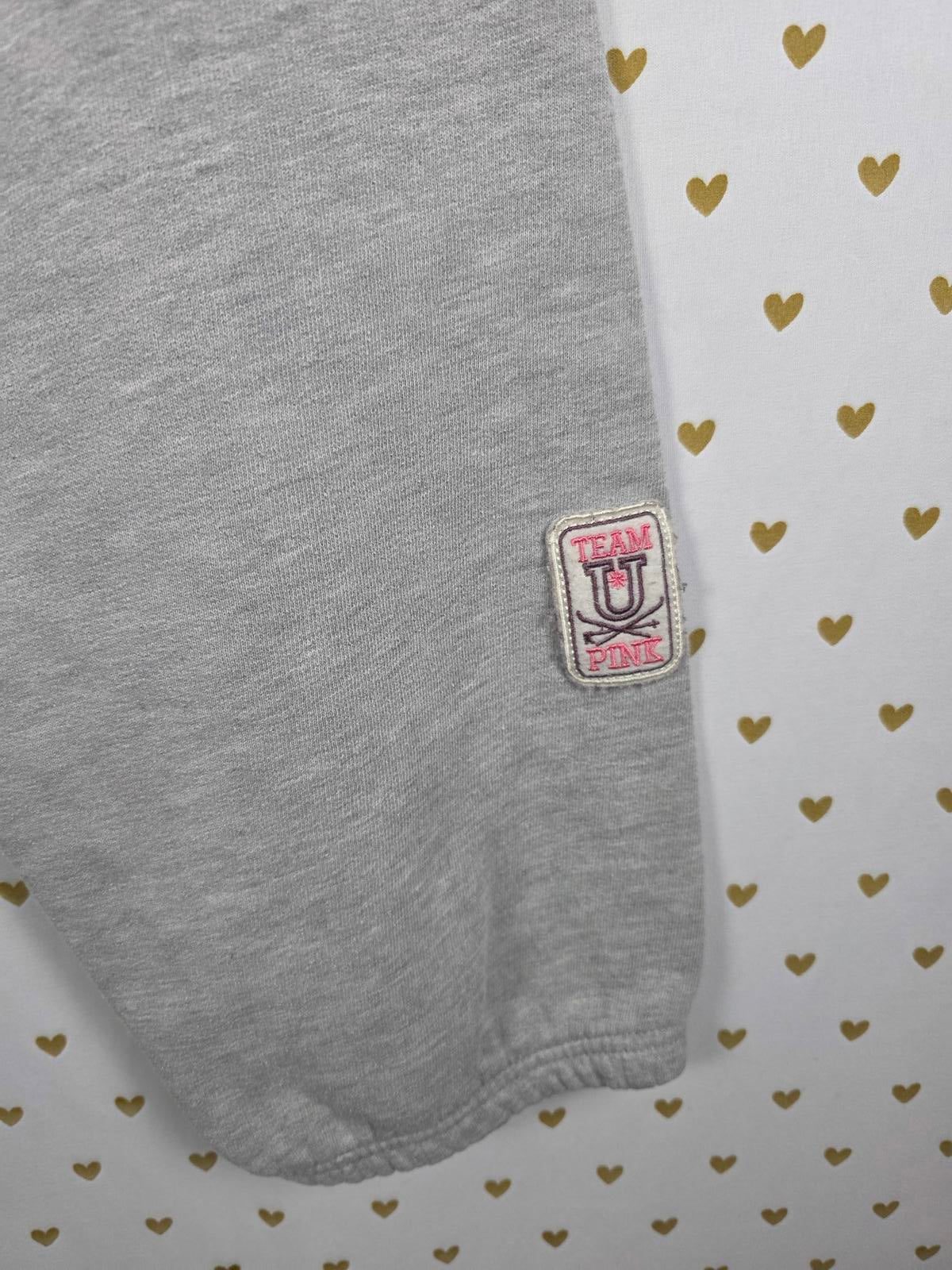 Victorias Secret PINK Vintage ROAD TRIP Sweats Joggers Y2K 86 MEDIUM Grey