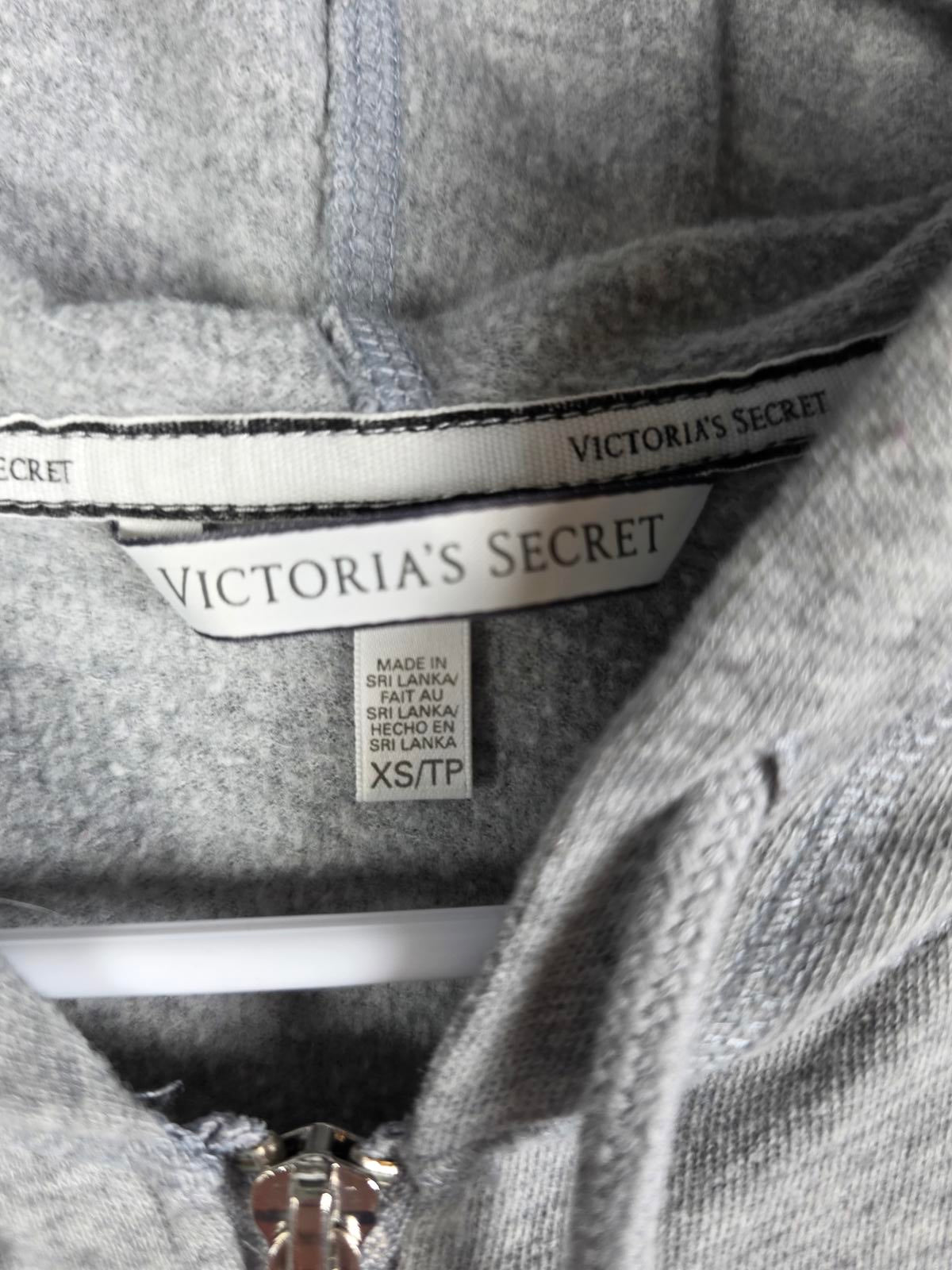 Victorias Secret BLING WINGS Sequined Hoodie Jacket Full Zip XS