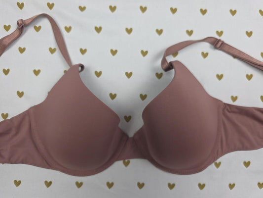 Victorias Secret Brown T Shirt Lightly Lined Demi Balconette Bra 34B