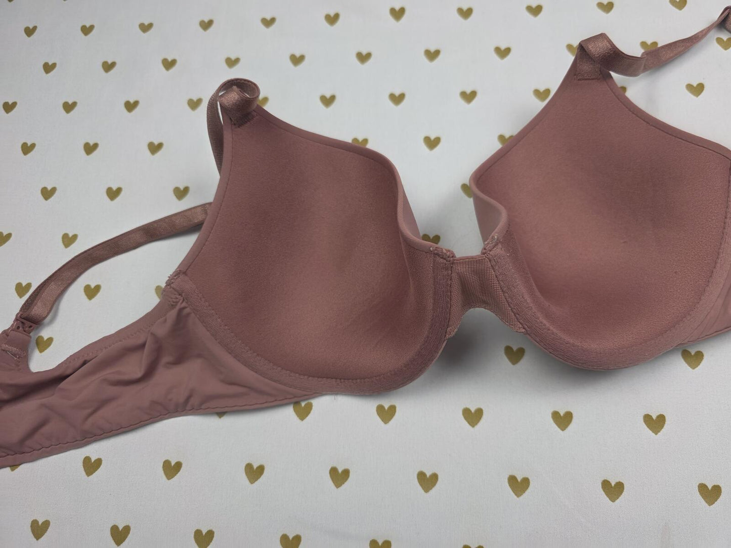 Victorias Secret Brown T Shirt Lightly Lined Demi Balconette Bra 34B