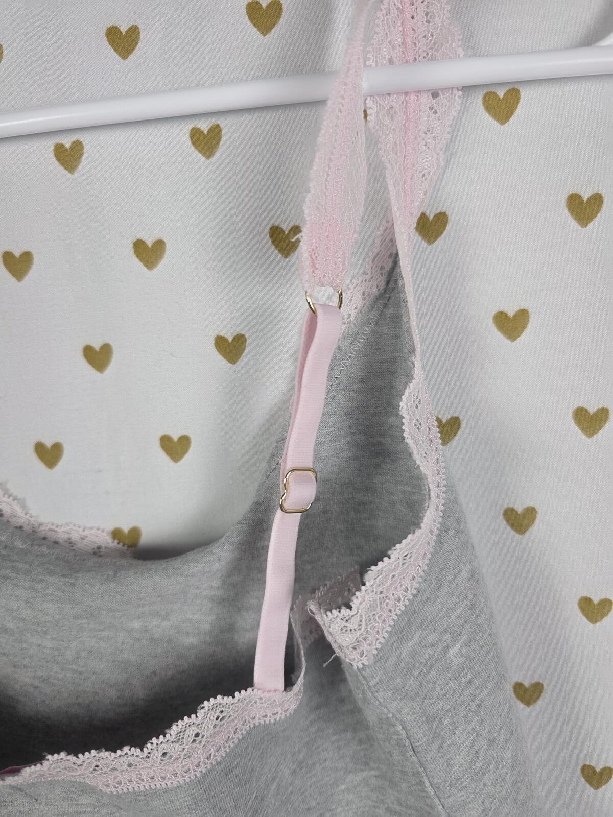 Victorias Secret PINK LOVESHACKFANCY Tank Top Bow SMALL Cotton Cami