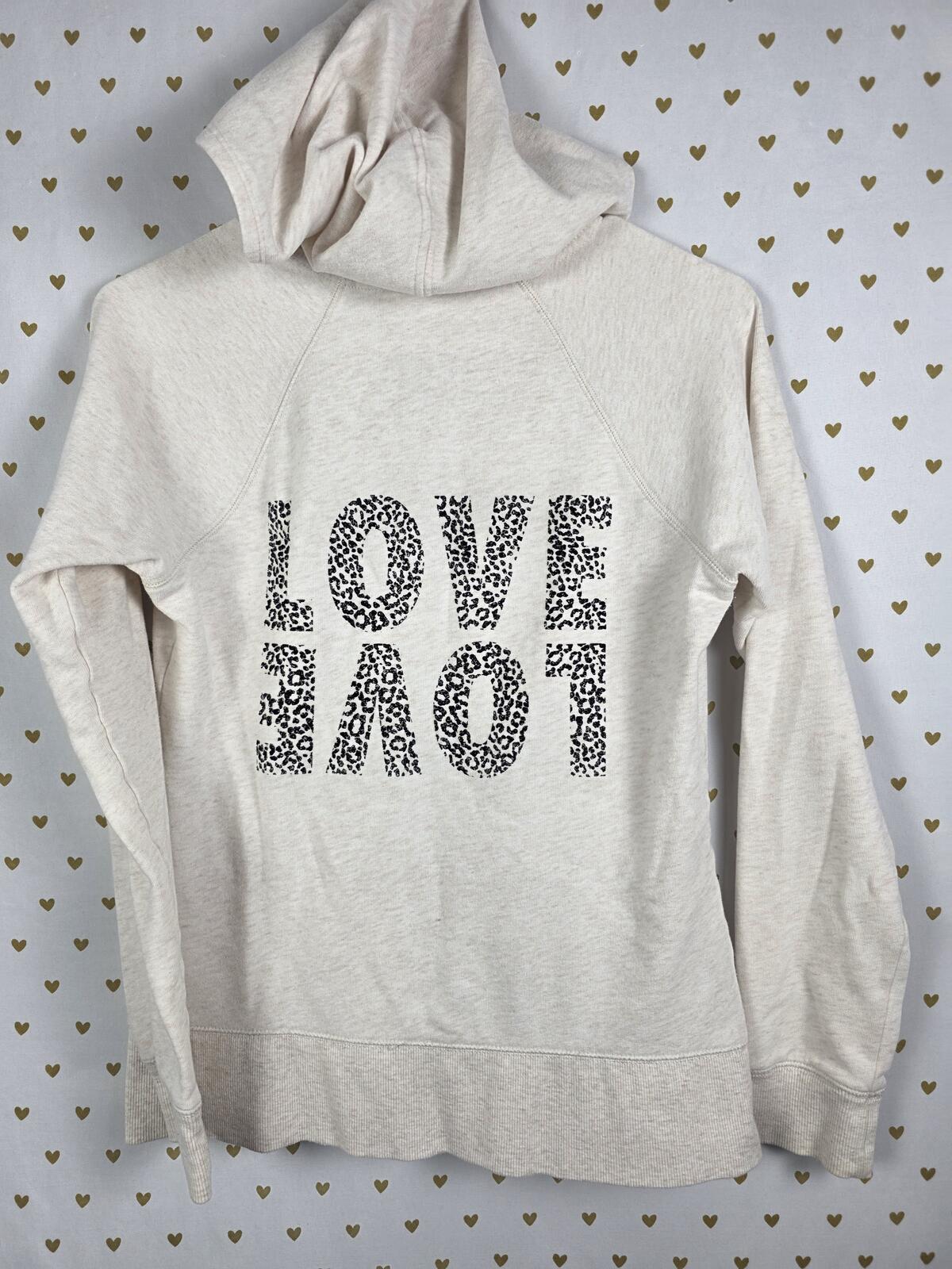 Victorias Secret CHEETAH LEOPARD Love WINGS Full Zip Hoodie