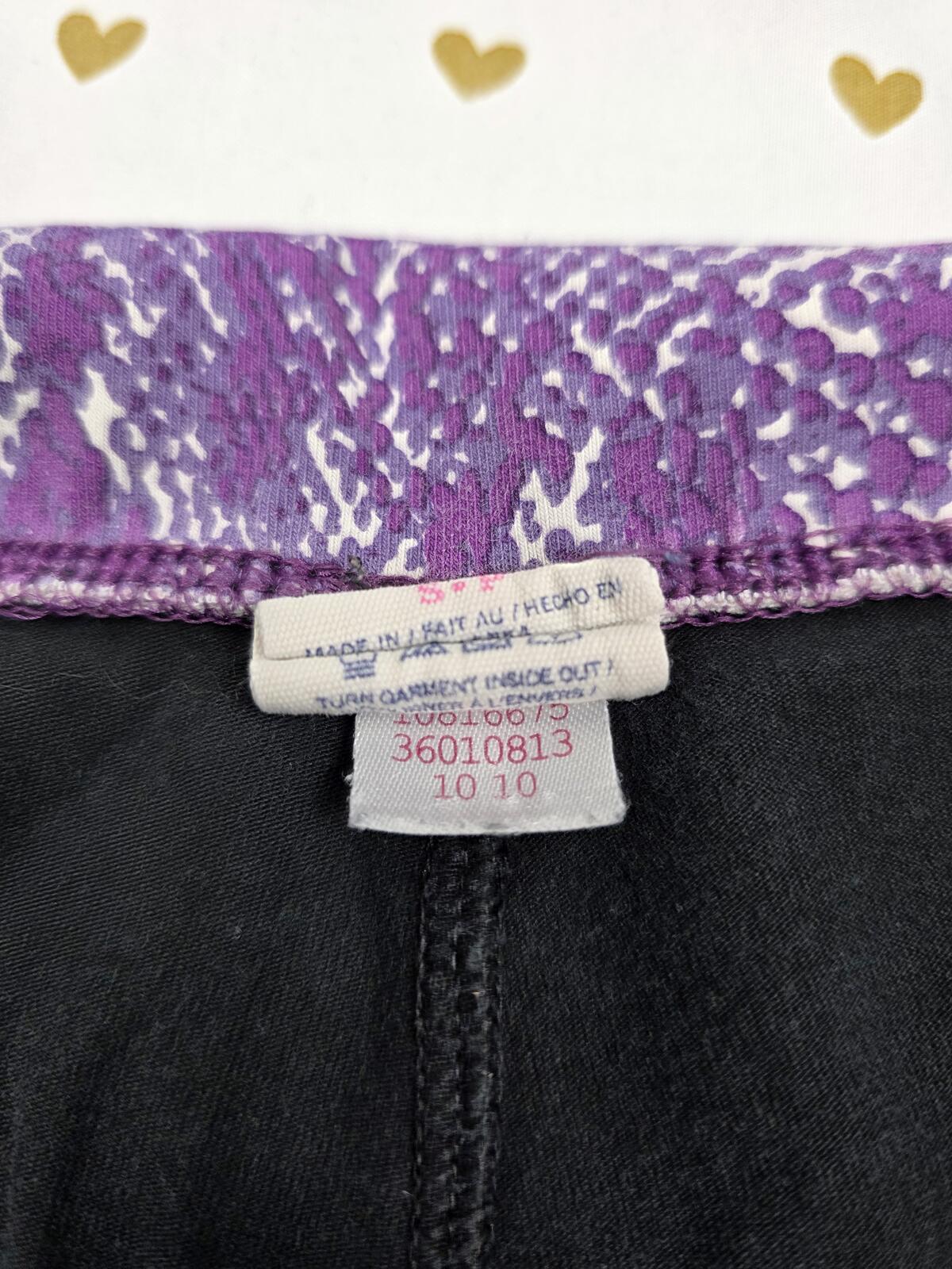 Victorias Secret PINK BLING Foldover YOGA SHORTS SNAKE PRINT SMALL