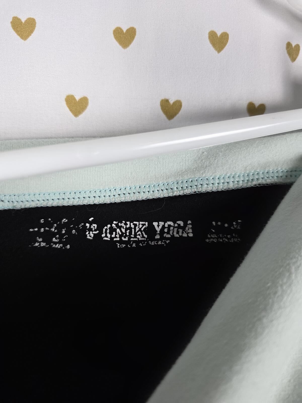 Victorias Secret PINK Bling Studded FLARE Yoga Pants FOLDOVER Medium Y2k