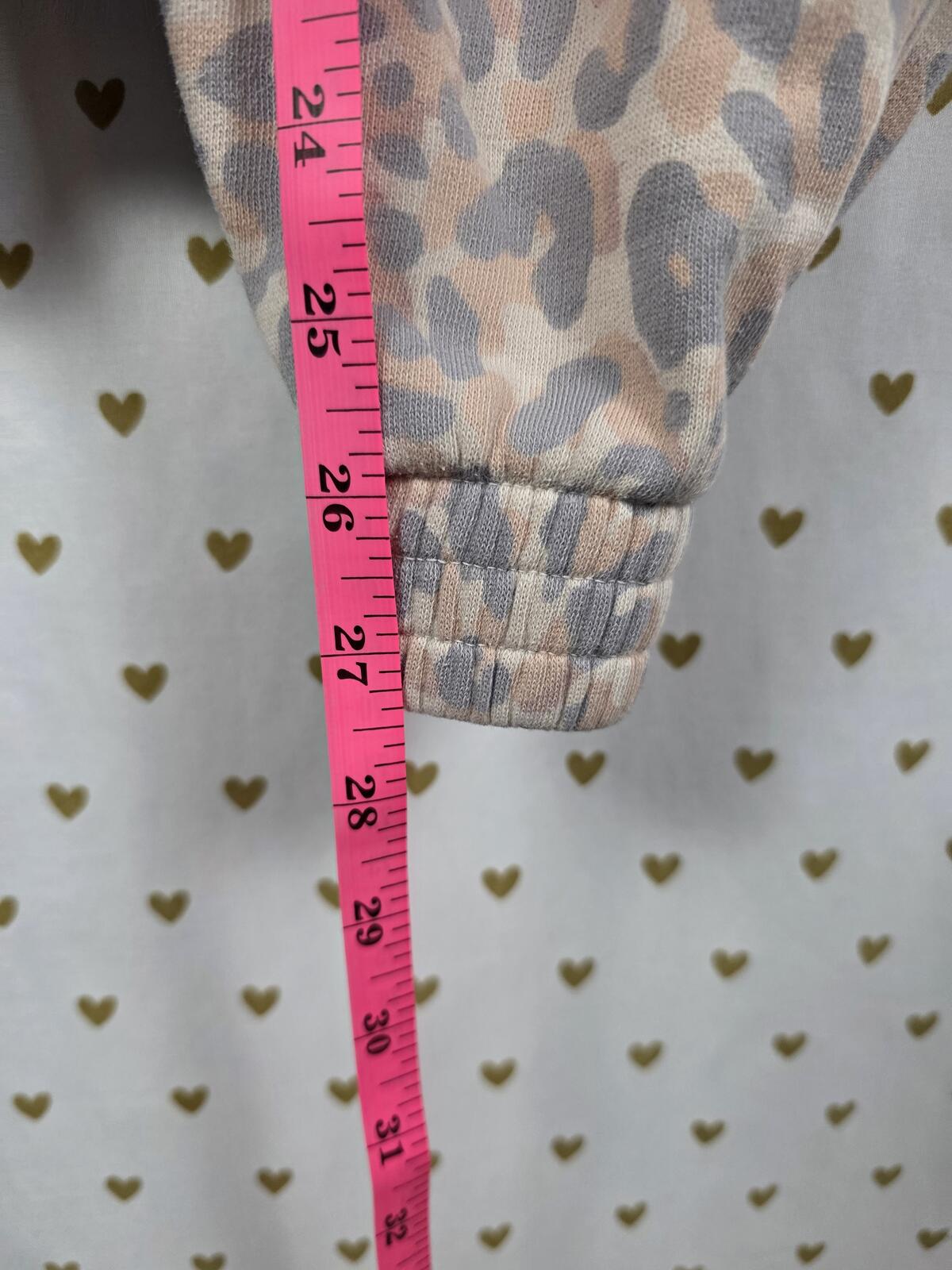 Victorias Secret PINK LEOPARD CHEETAH super Soft comfy Joggers Sweats Sweatpans